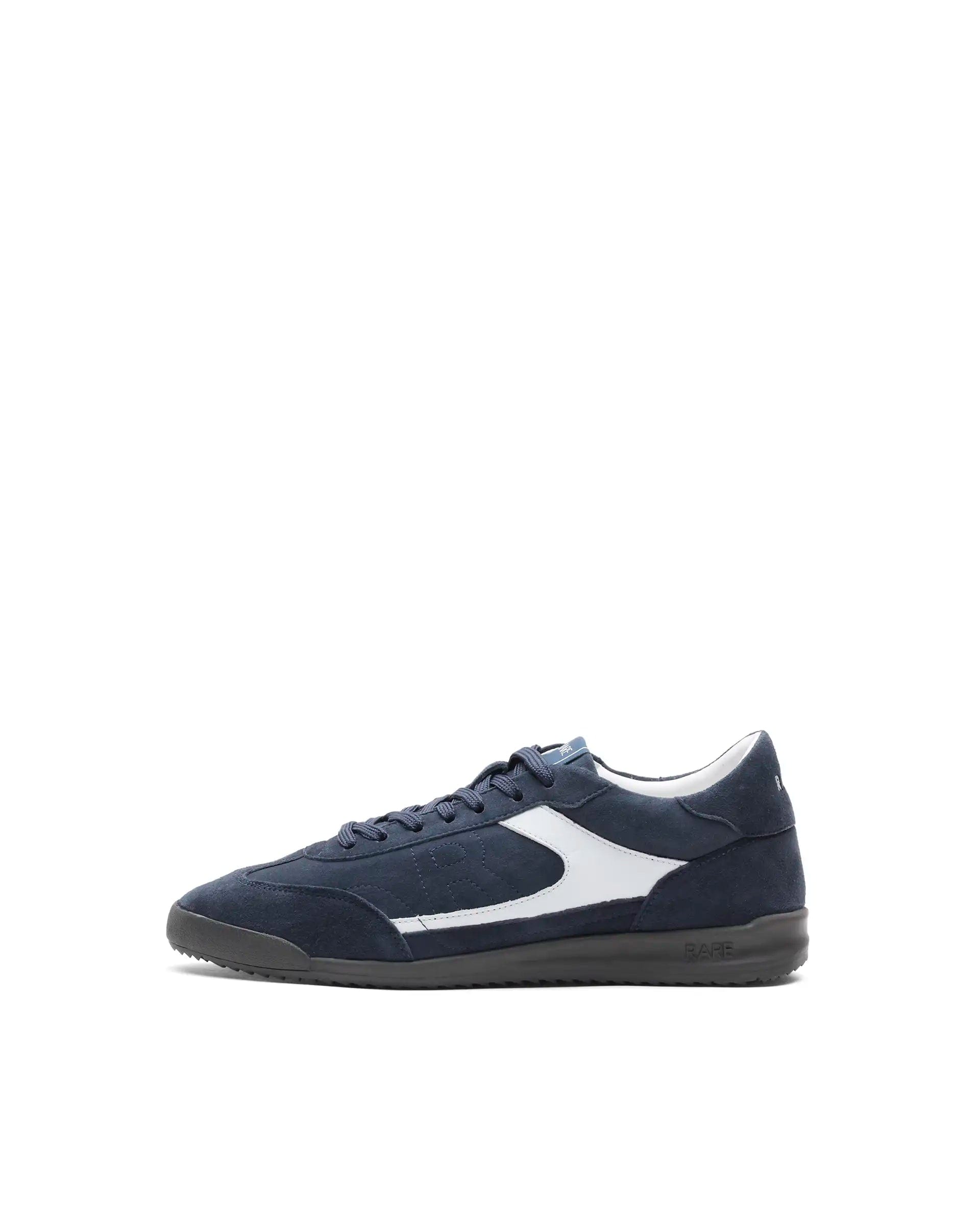 RAREZ Rare Rabbit Men's Flux Dark Navy Suede Sneaker