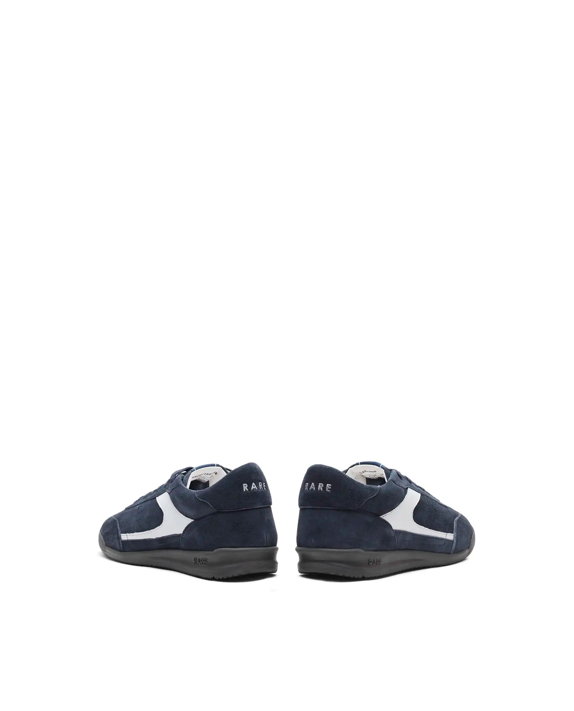 RAREZ Rare Rabbit Men's Flux Dark Navy Suede Sneaker