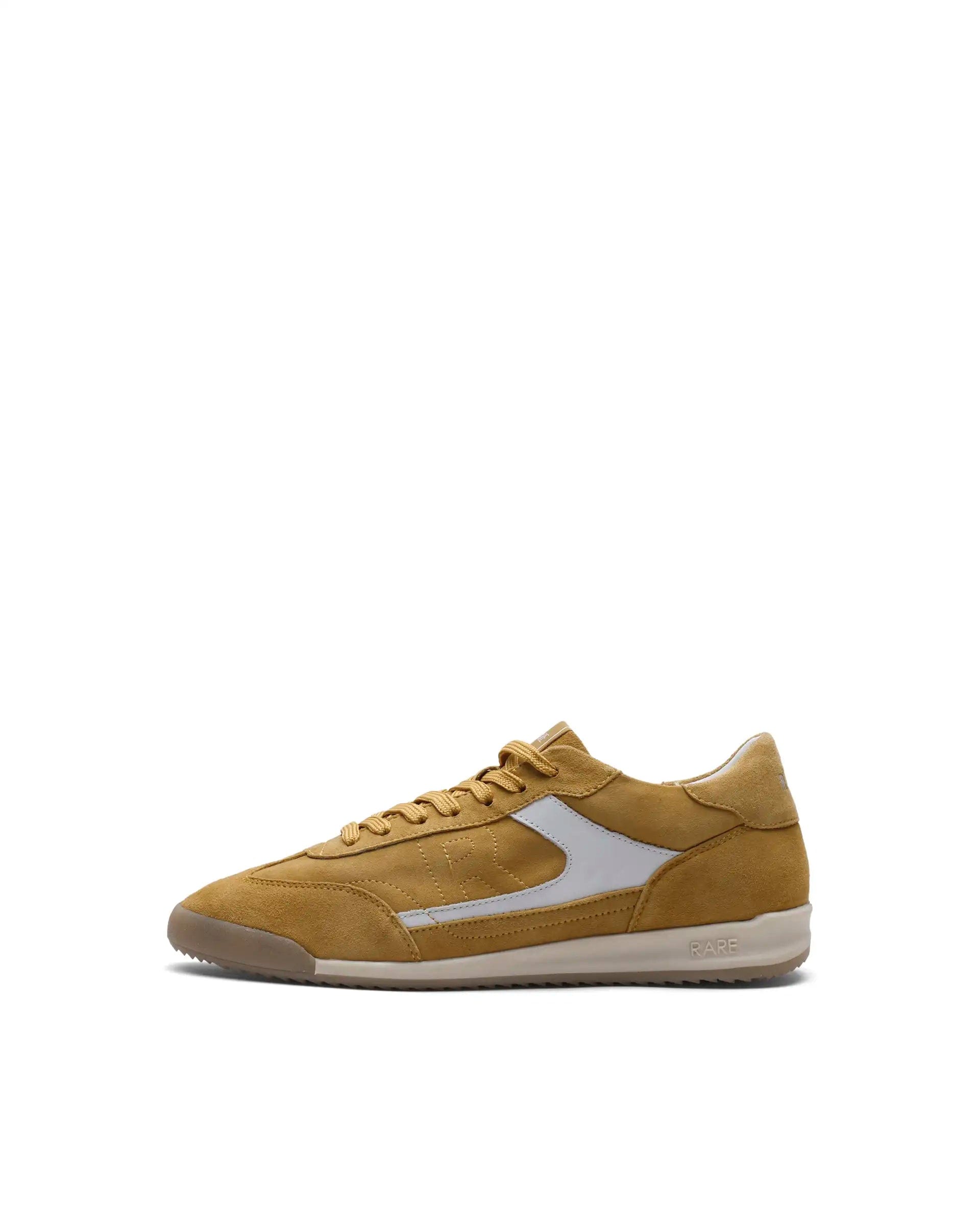 RAREZ Rare Rabbit Men's Flux Mustard Suede Sneaker