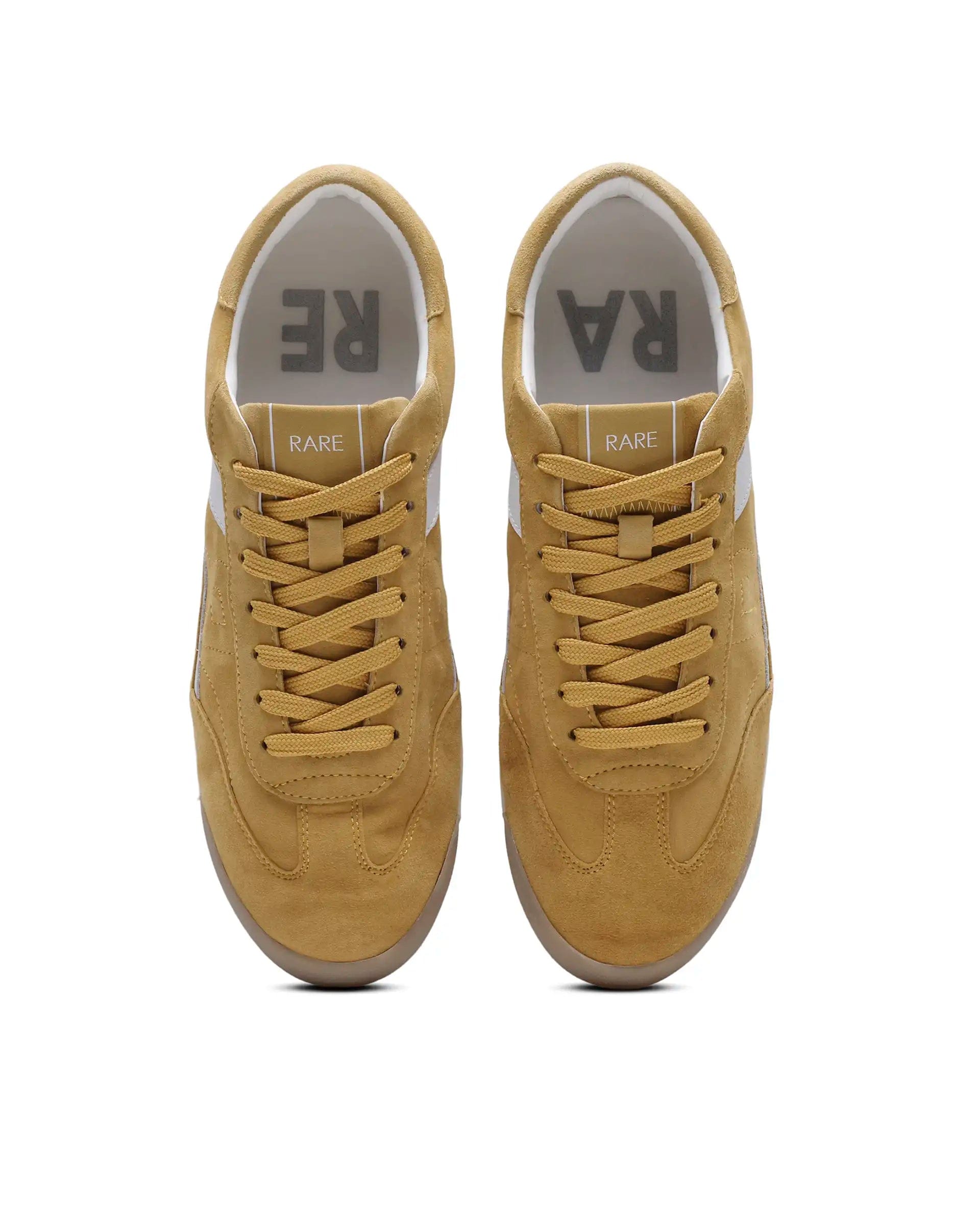 RAREZ Rare Rabbit Men's Flux Mustard Suede Sneaker