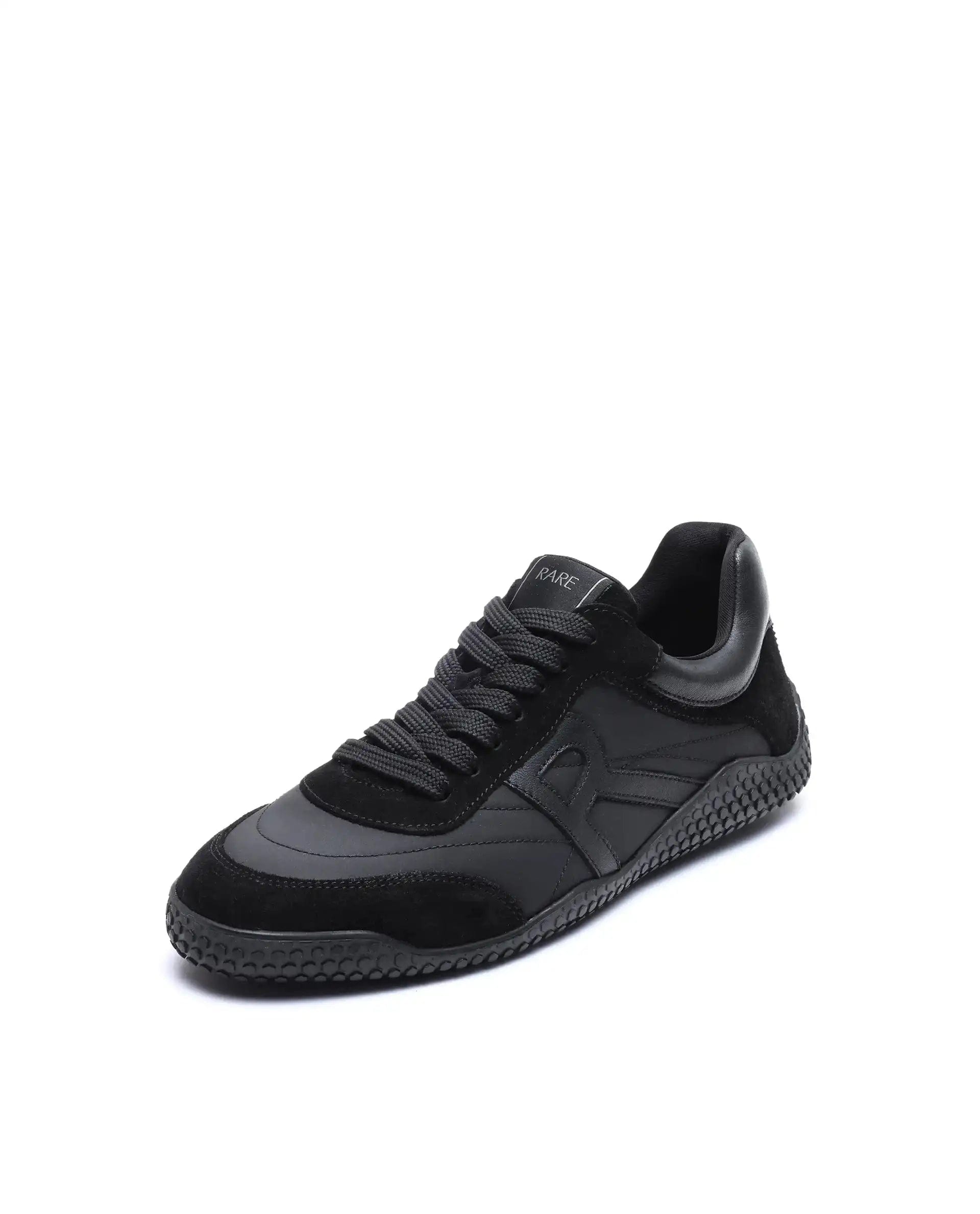 RAREZ Rare Rabbit Men's Membo P6 Black Suede Sneaker