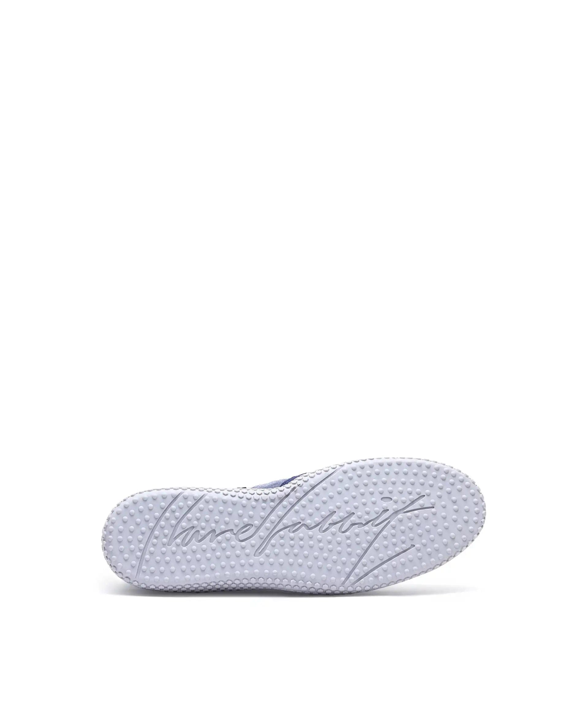 RAREZ Rare Rabbit Men's Membo Navy Leather Fabric Sneaker
