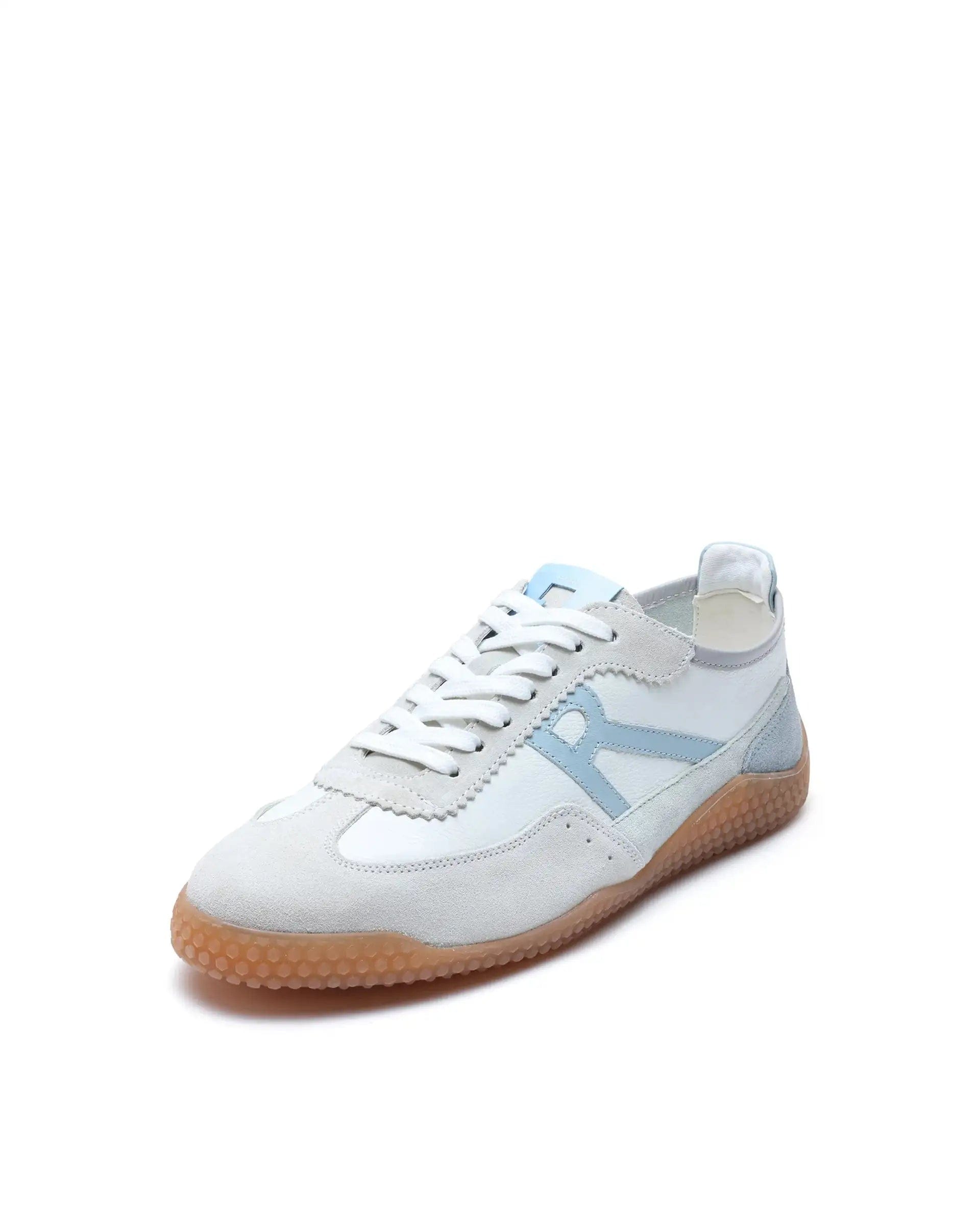 RAREZ Rare Rabbit Men's Membo Light Cement Leather Fabric Sneaker