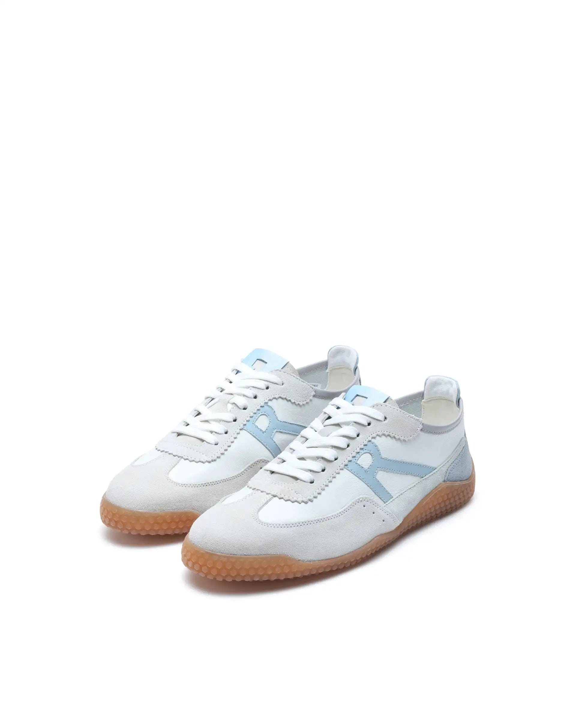RAREZ Rare Rabbit Men's Membo Light Cement Leather Fabric Sneaker