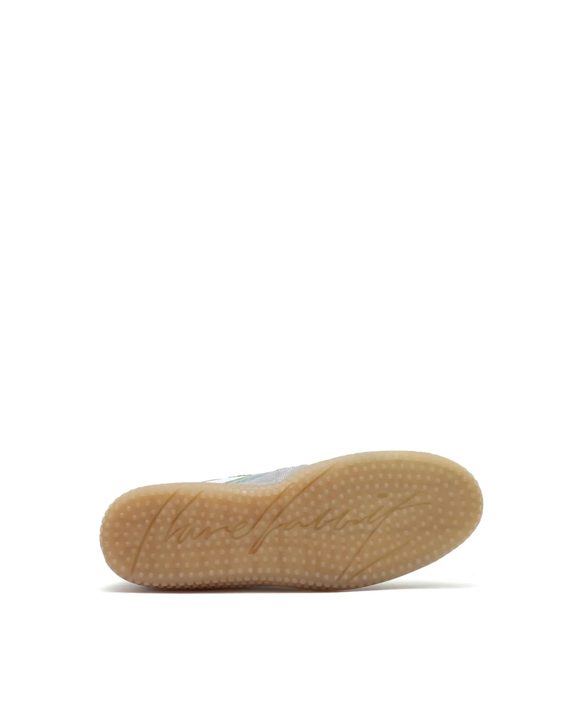RAREZ Rare Rabbit Men's Membo White Leather Fabric Sneaker