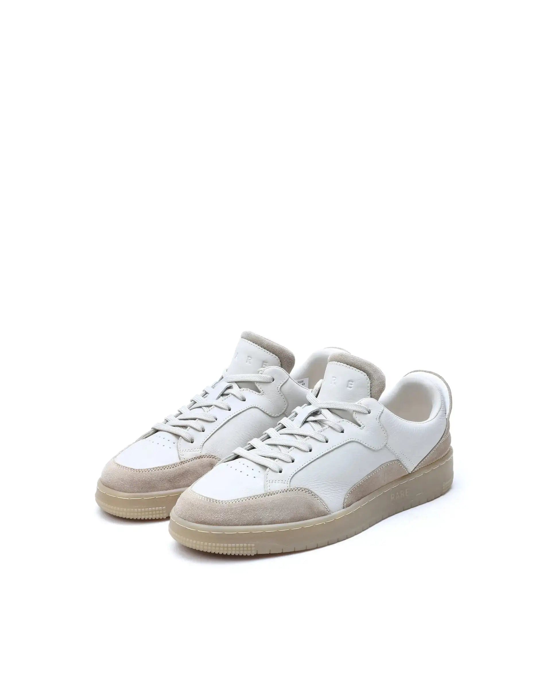 RAREZ Rare Rabbit Men's Lip Beige Lace - Up Closure Leather Sneaker