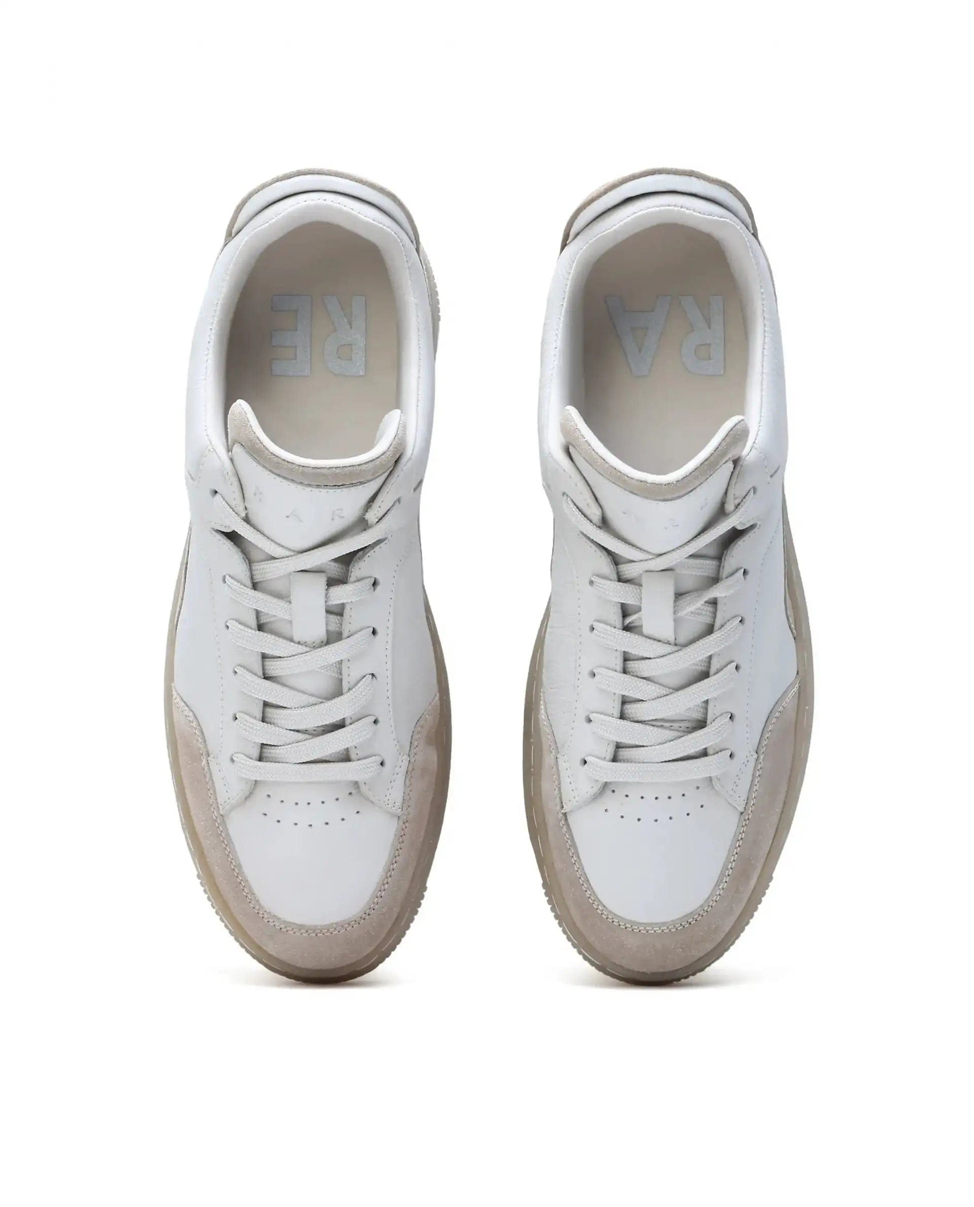 RAREZ Rare Rabbit Men's Lip Beige Lace - Up Closure Leather Sneaker