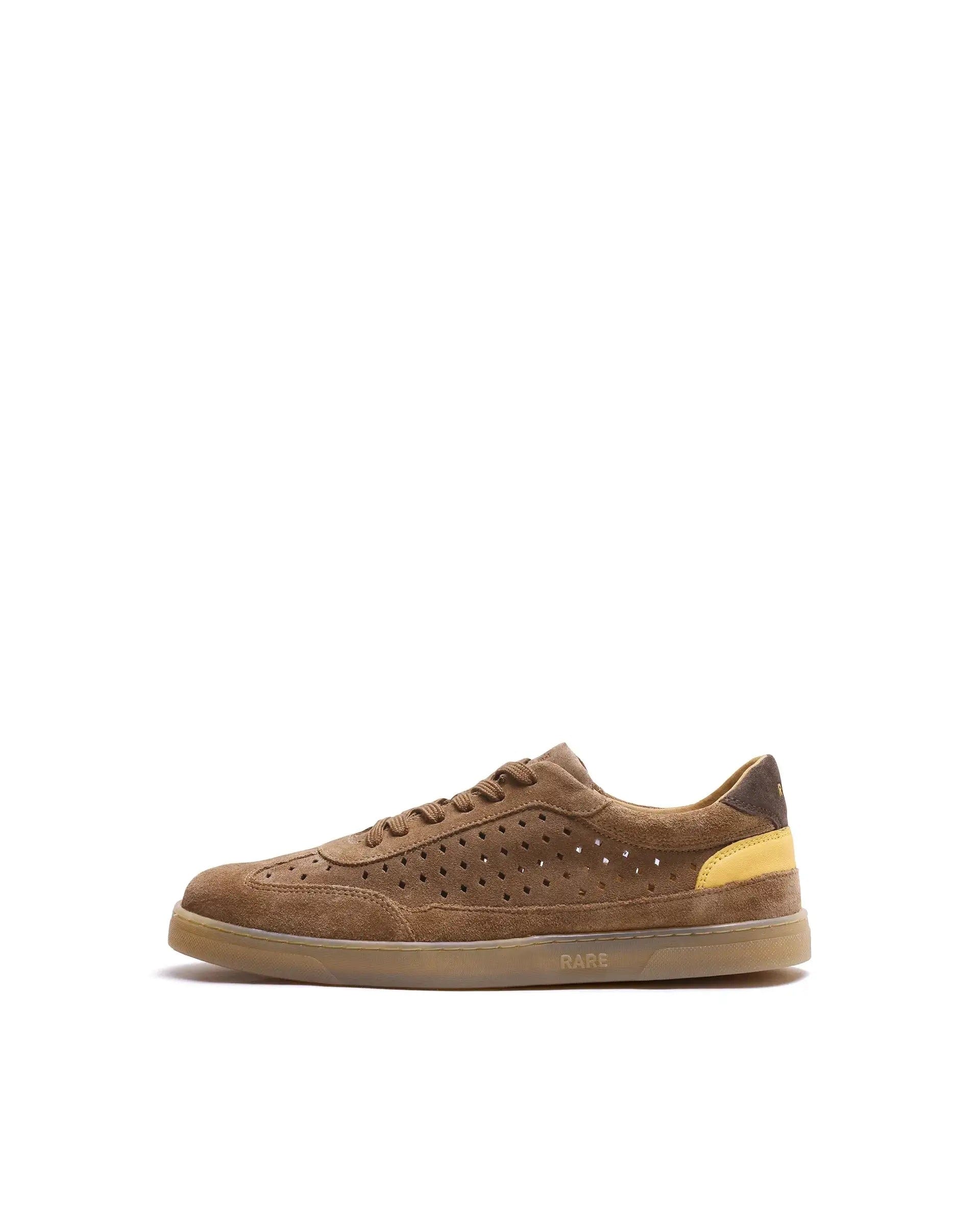 RAREZ Rare Rabbit Men Norma Tan Suede Lace - Up Closure Sneaker