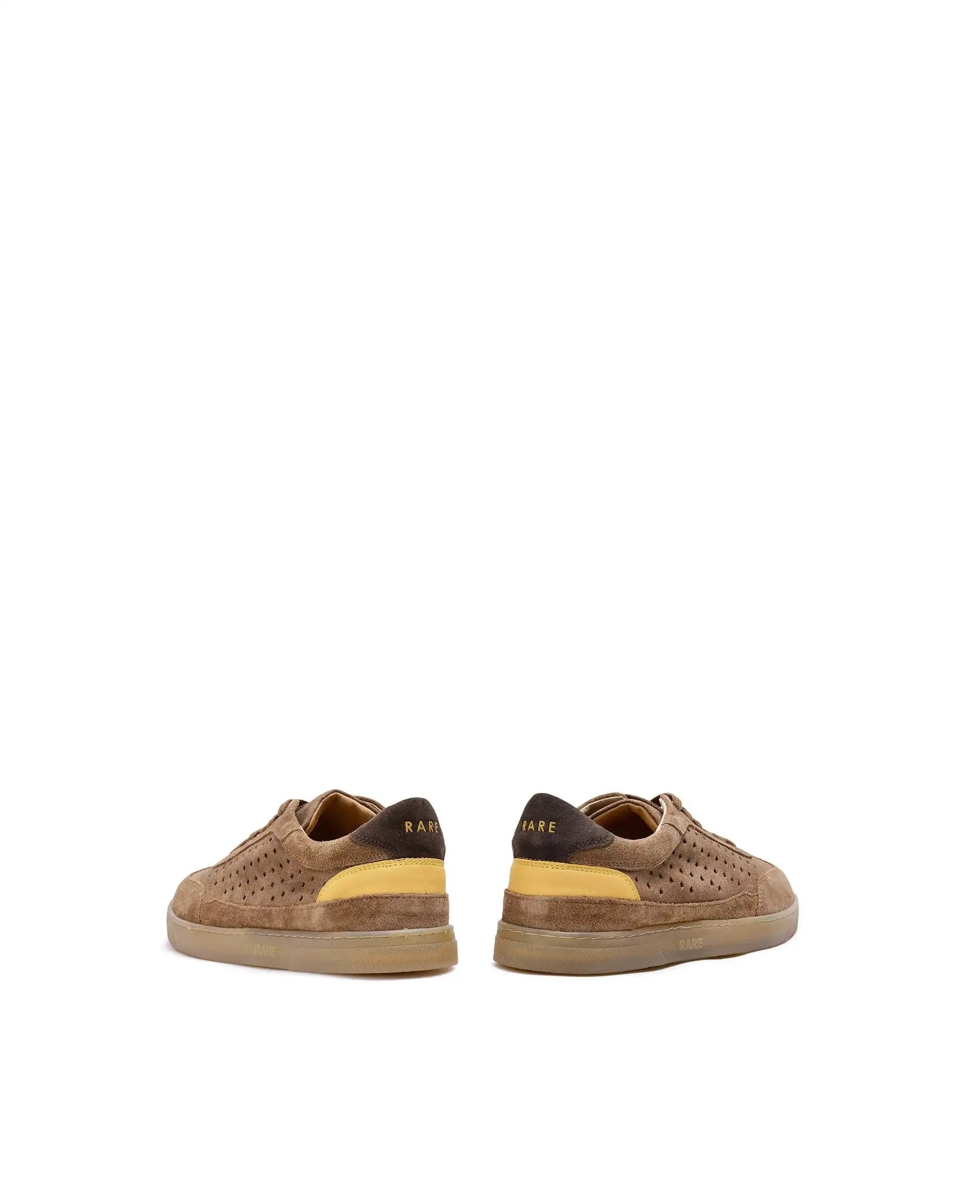 RAREZ Rare Rabbit Men Norma Tan Suede Lace - Up Closure Sneaker