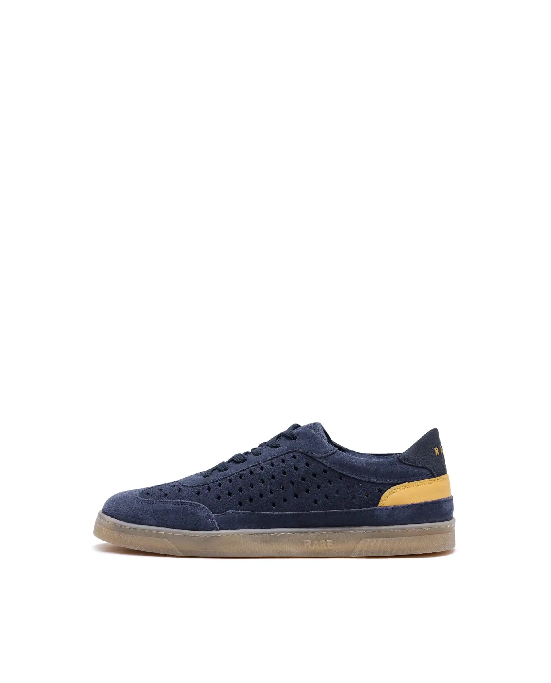 RAREZ Rare Rabbit Men Norma Navy Suede Lace - Up Closure Sneaker