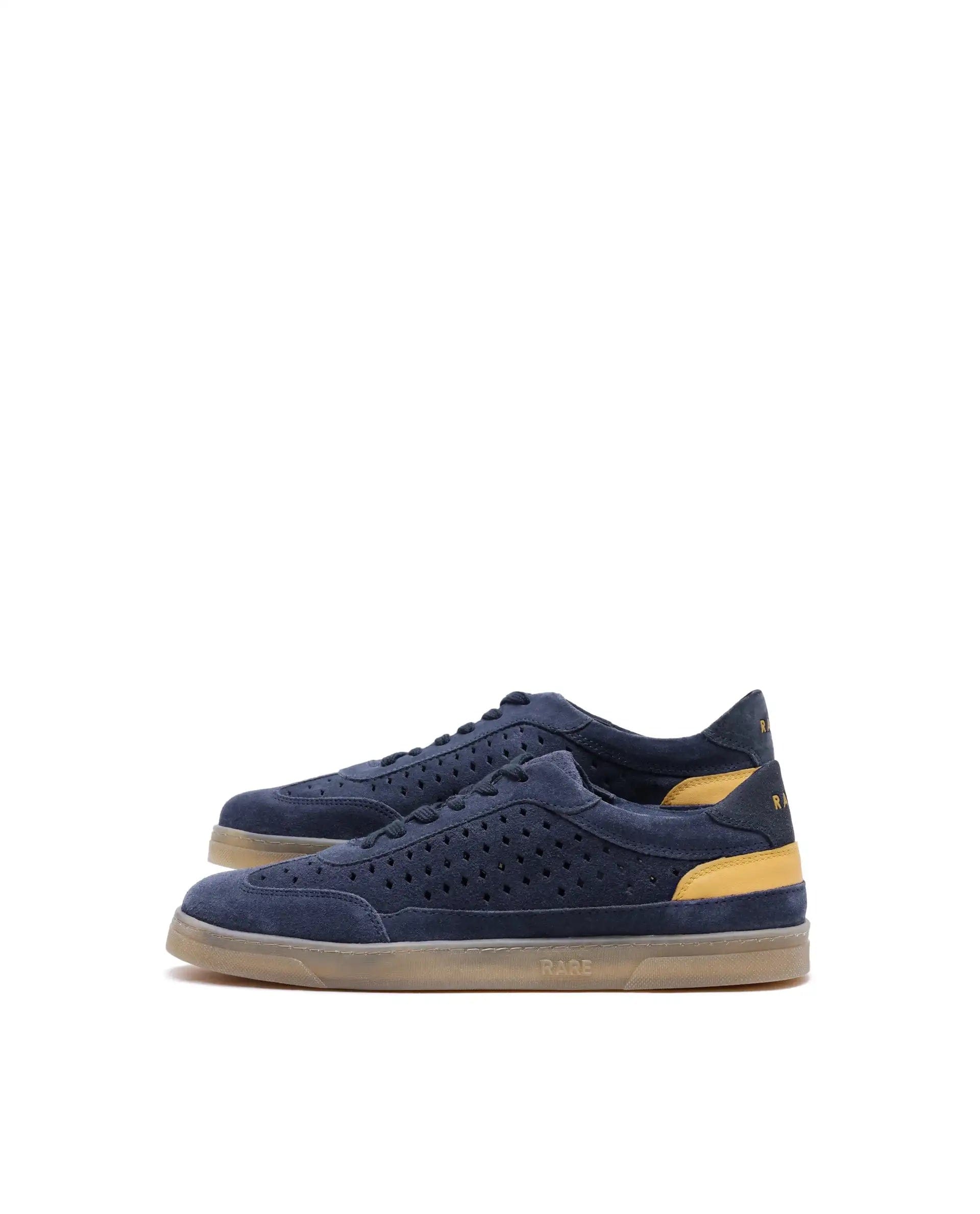 RAREZ Rare Rabbit Men Norma Navy Suede Lace - Up Closure Sneaker