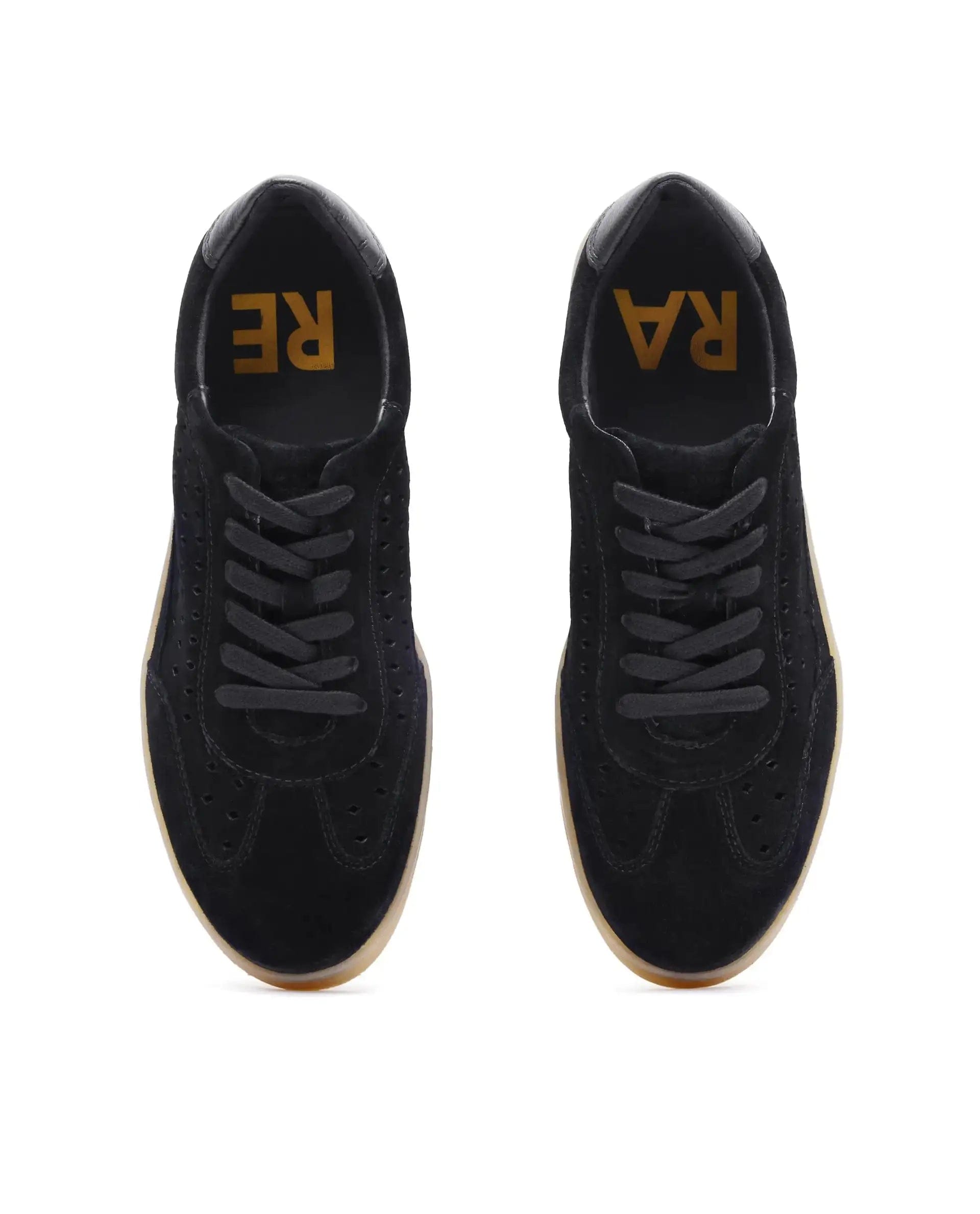RAREZ Rare Rabbit Men Norma Black Suede Lace - Up Closure Sneaker