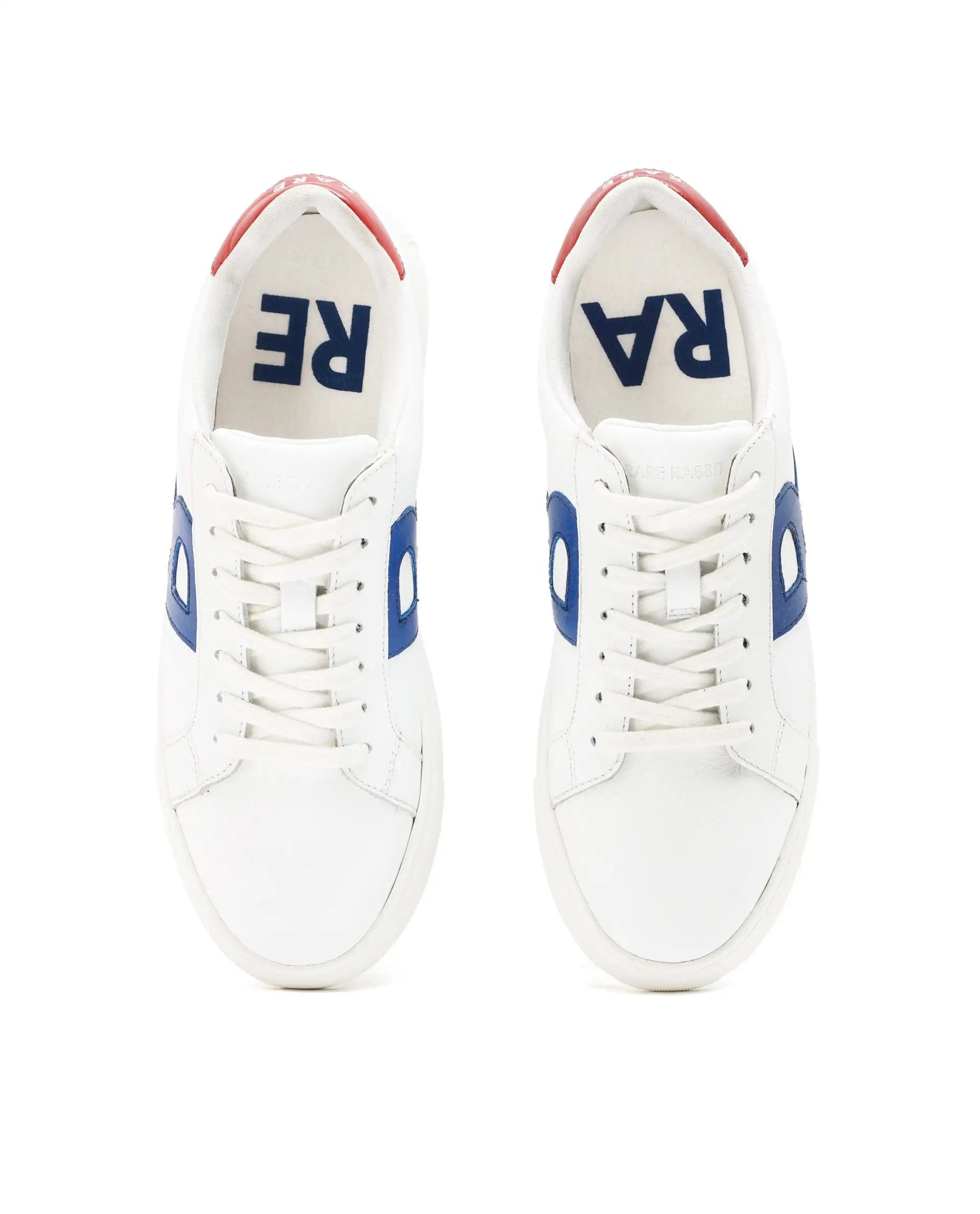 RAREZ Rare Rabbit Mens Starlight White/Multi Multicolored Low - Top Lace - Up Sneaker Shoes