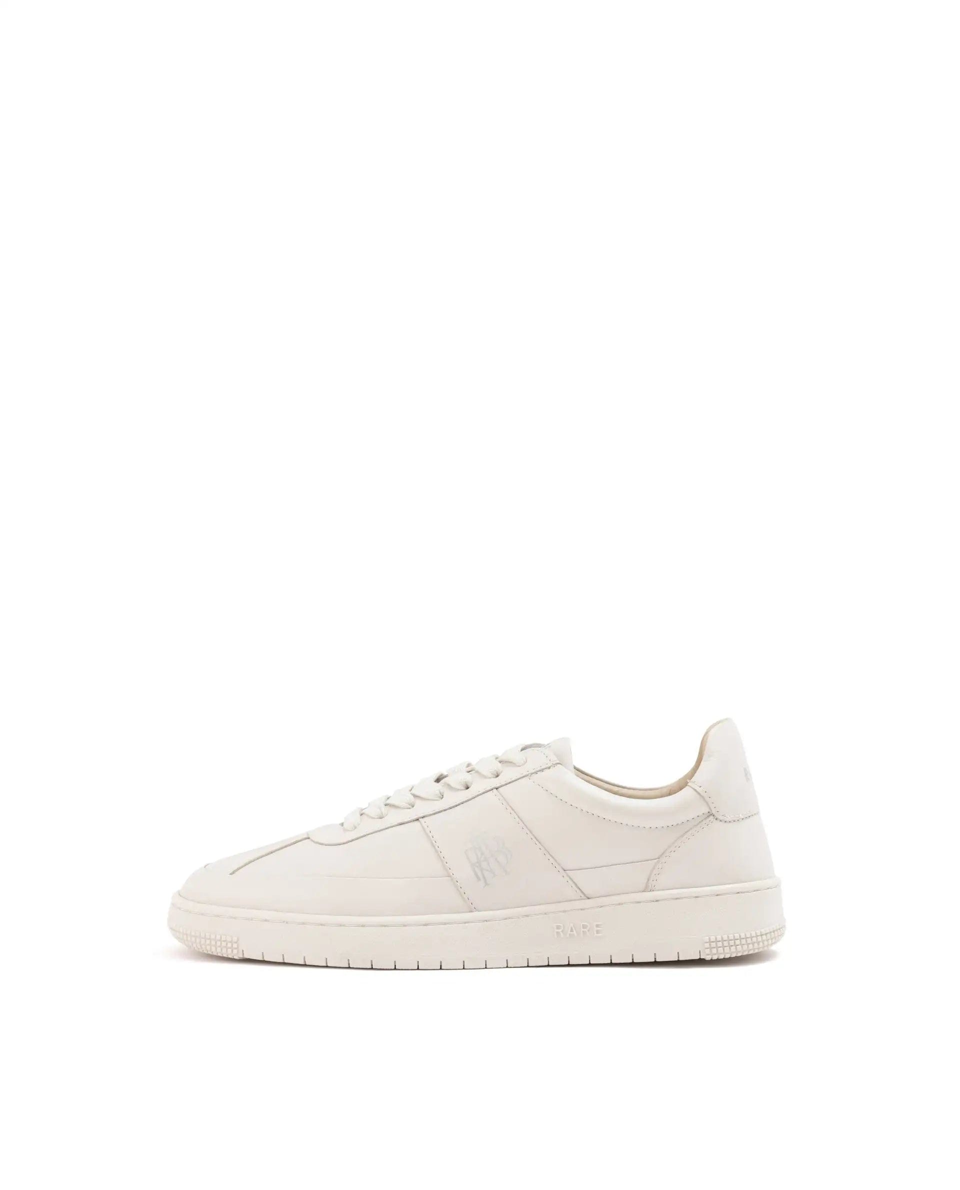 RAREZ Rare Rabbit Men's Stellara Light Ivory Leather Low - Top Lace - Up Sneaker Shoes