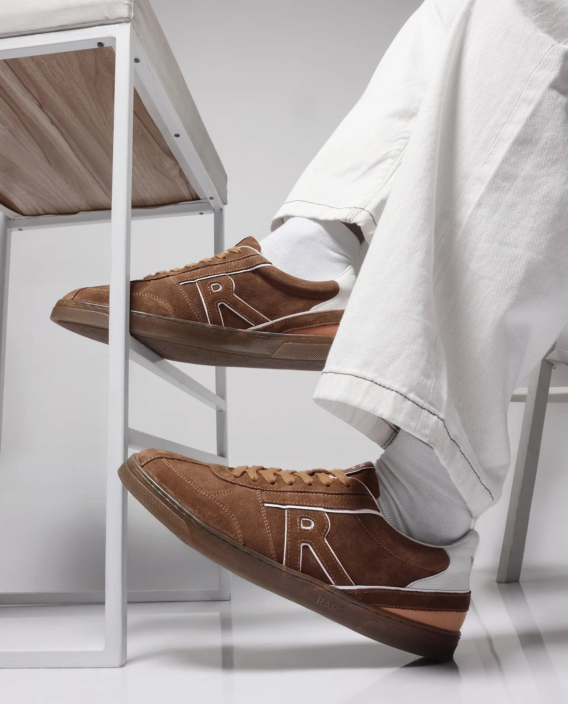 RAREZ Rare Rabbit Men Duai Tan Lace - Up Closure Sneaker