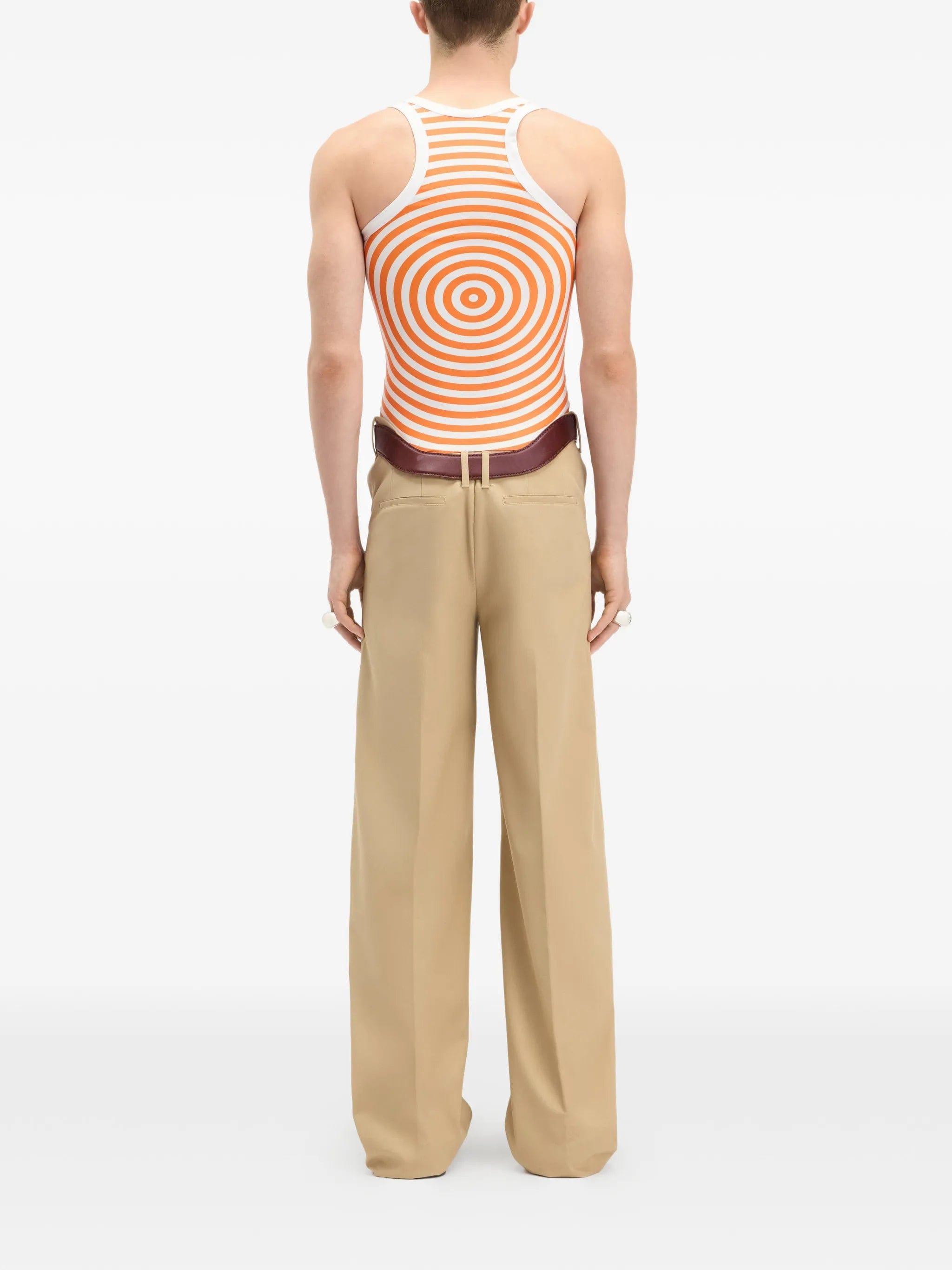 Jean Paul Gaultier The Orange Target tank top