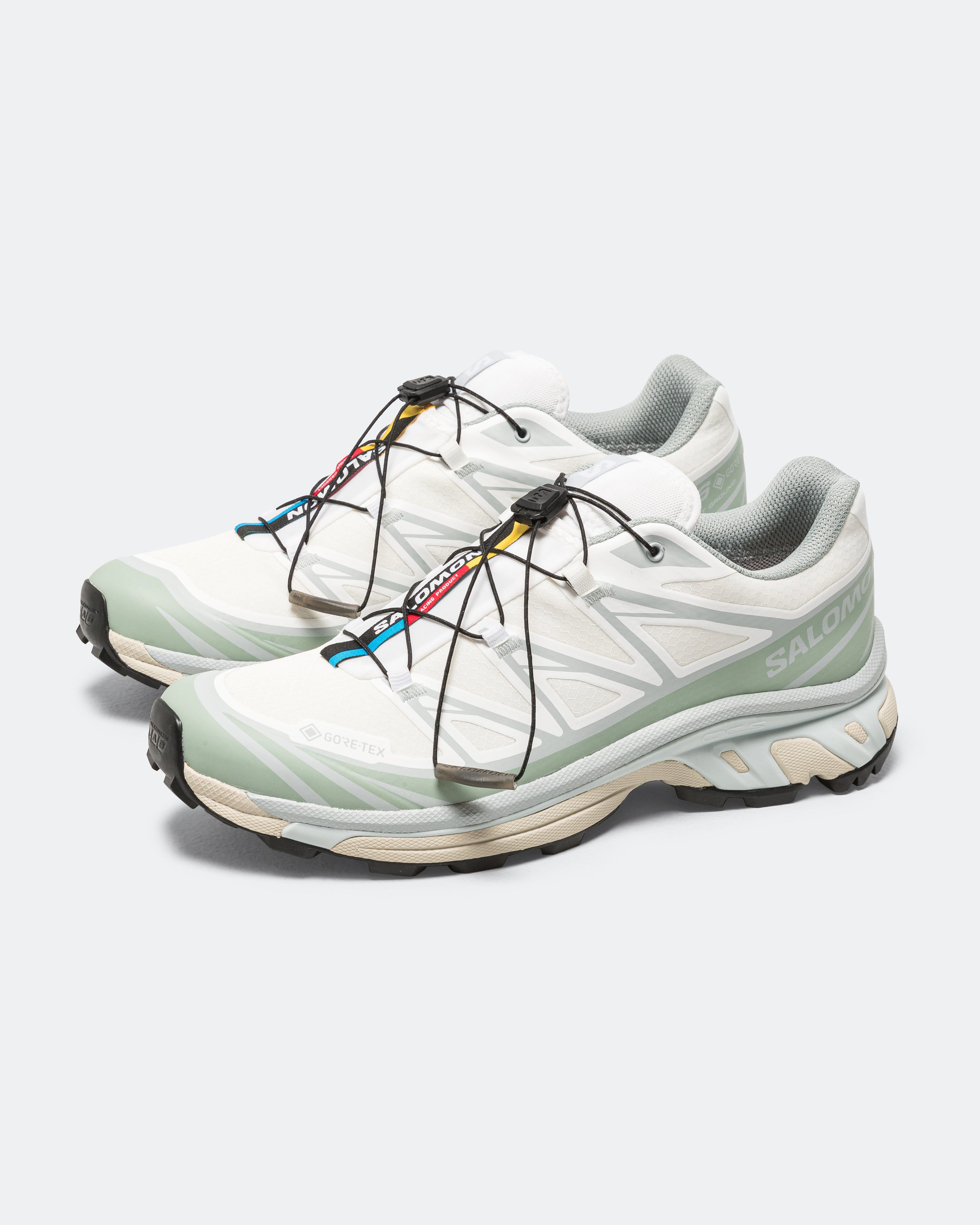 Salomon XT - 6 GORE - TEX - White/Green Milieu - Ice Flow