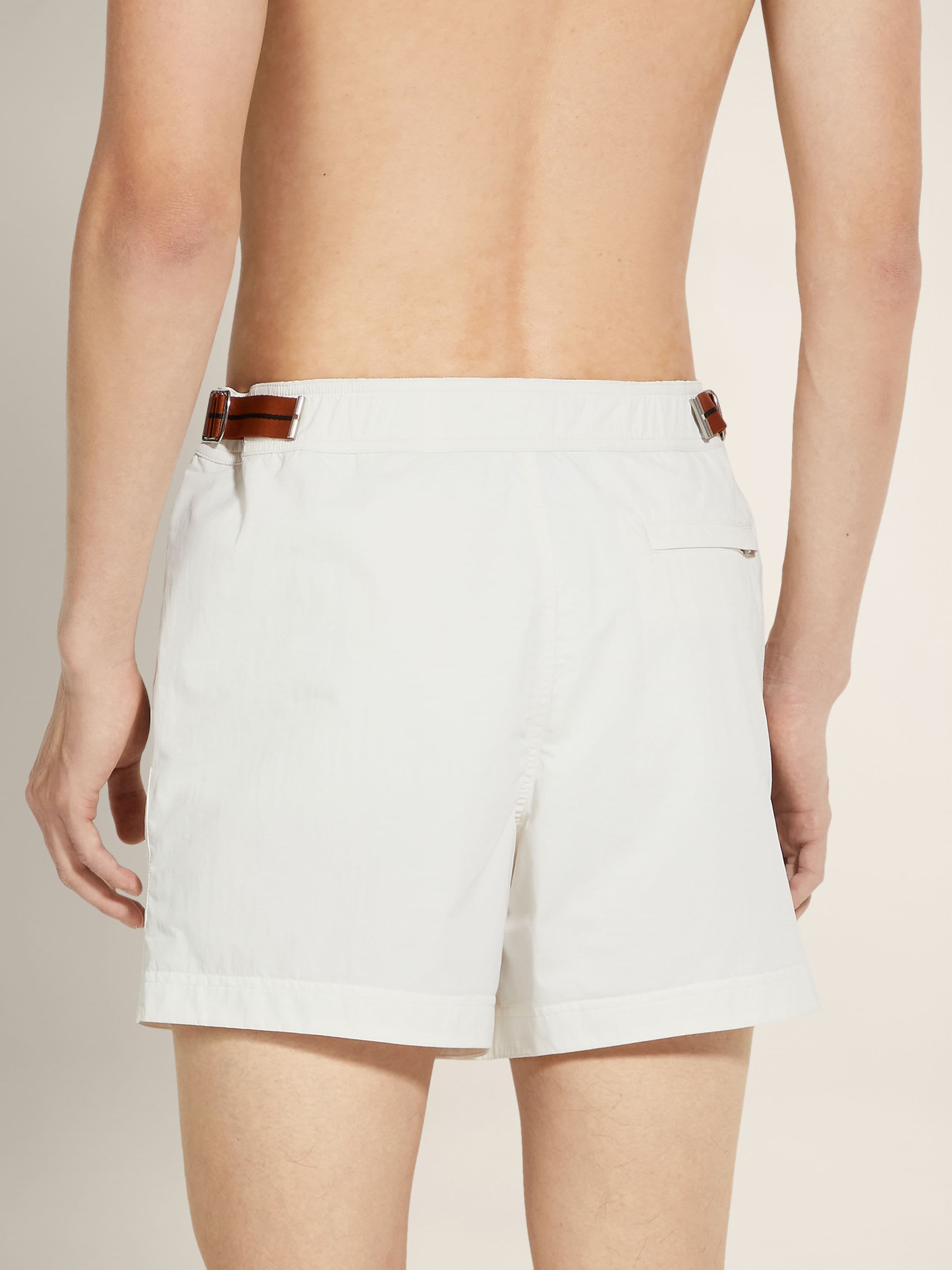 Zegna 232 Road Brand Mark Swim Trunks