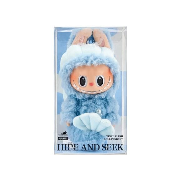 POP MART Labubu Hide and Seek Merbubu Singapore Exclusive Plush Pendant AUTHENTIC