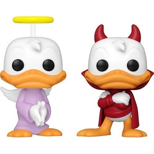 Funko Pop! Disney Donald's Shoulder Angel and Devil Vinyl Figure 2 - Pack - Exclusive