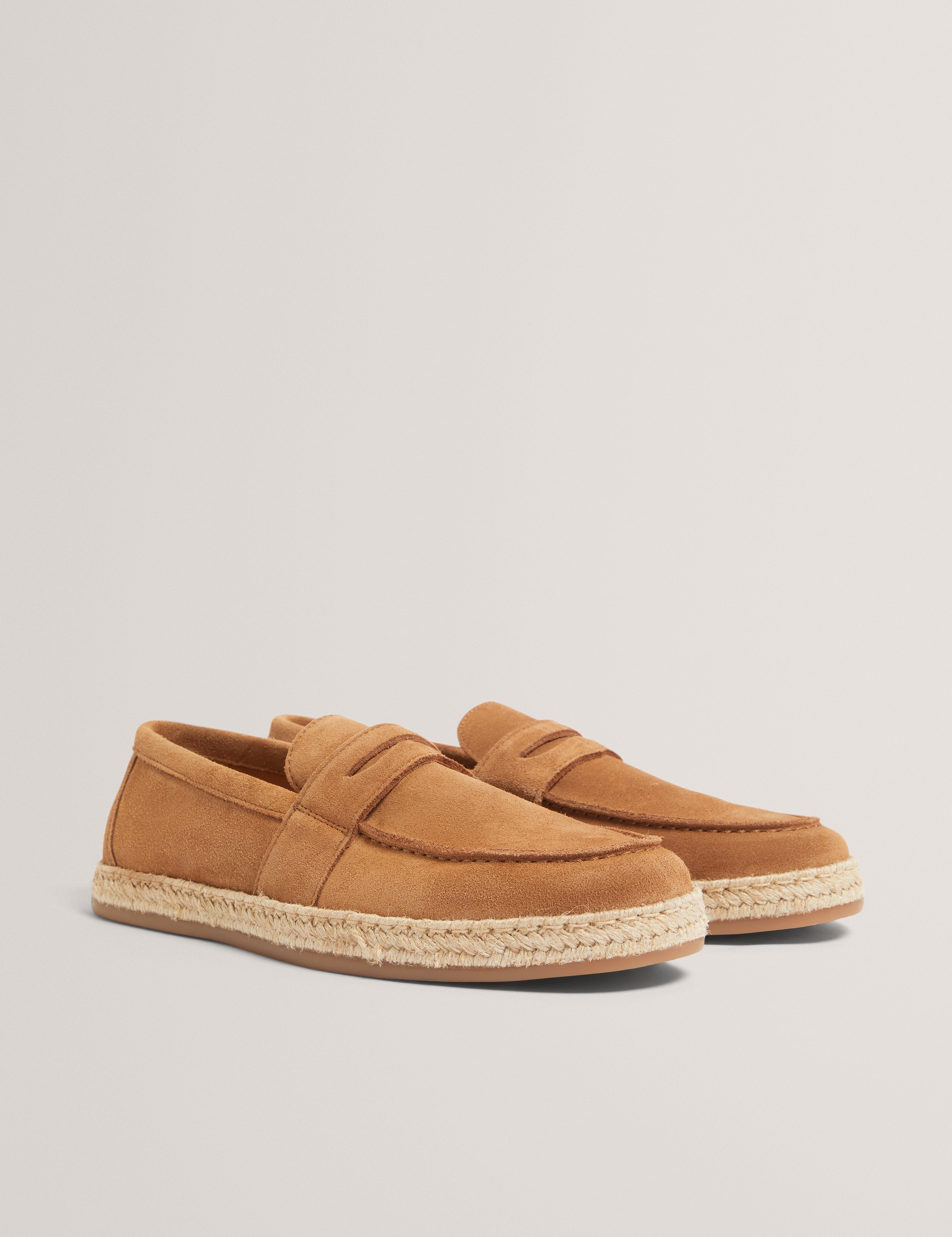 Ted Baker Brunelo Suede Espadrille Loafer Stone