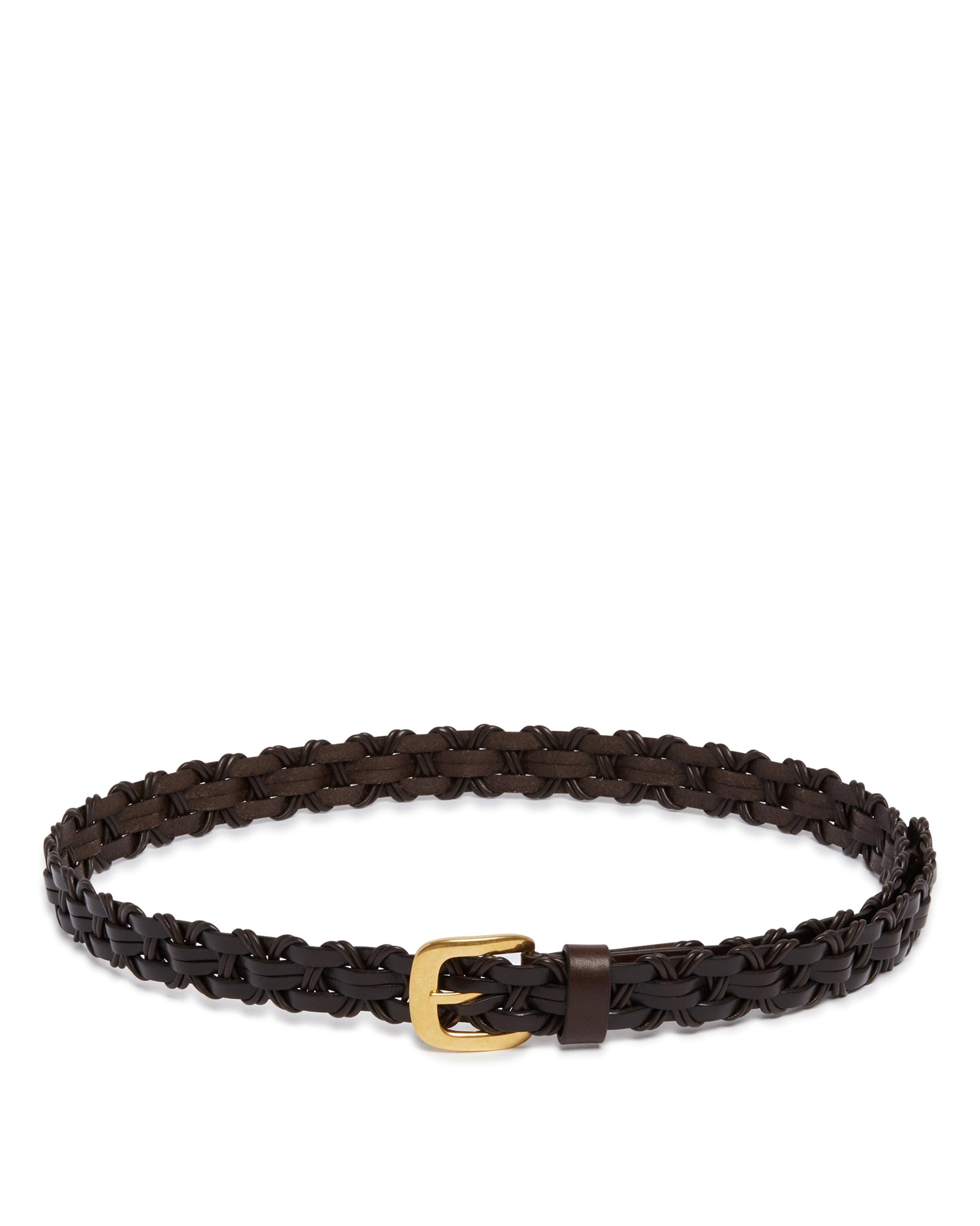 THE ROW Cintura a Cordoncino in Pelle Marrone