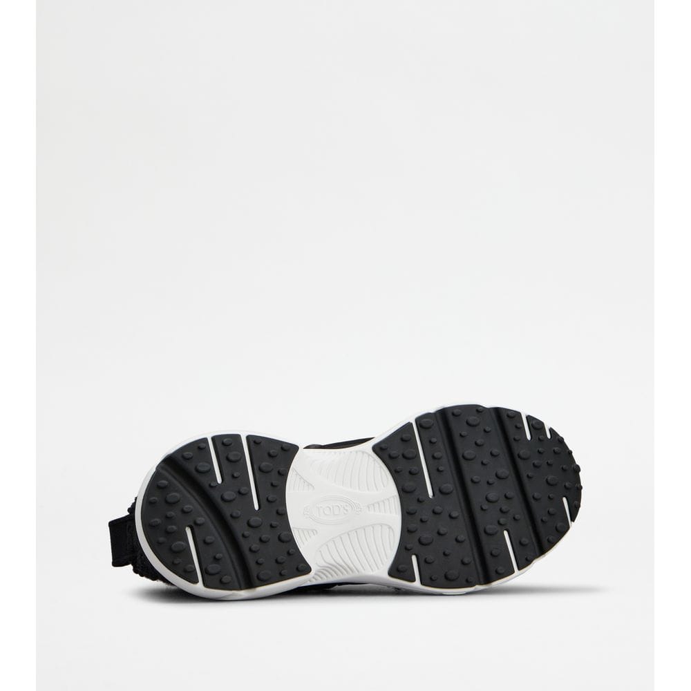 Tod's Tods Kate Slip - On Sneakers In Boucl Knit Black Womens