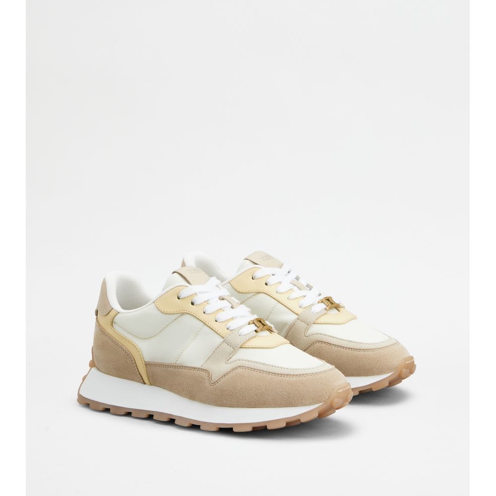 Tod's Tods Sneakers In Suede And Fabric Multicolor Womens