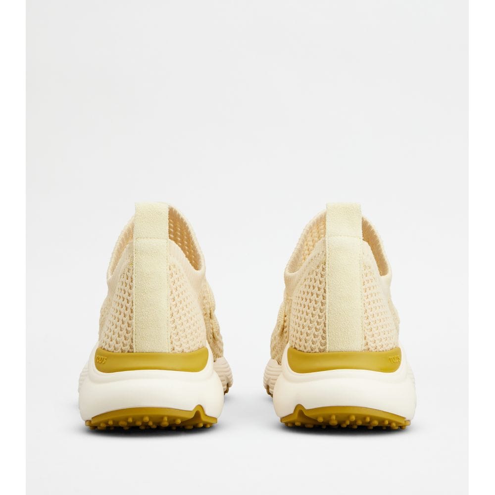 Tod's Tods Kate Slip - On Sneakers In Fabric Yellow Womens
