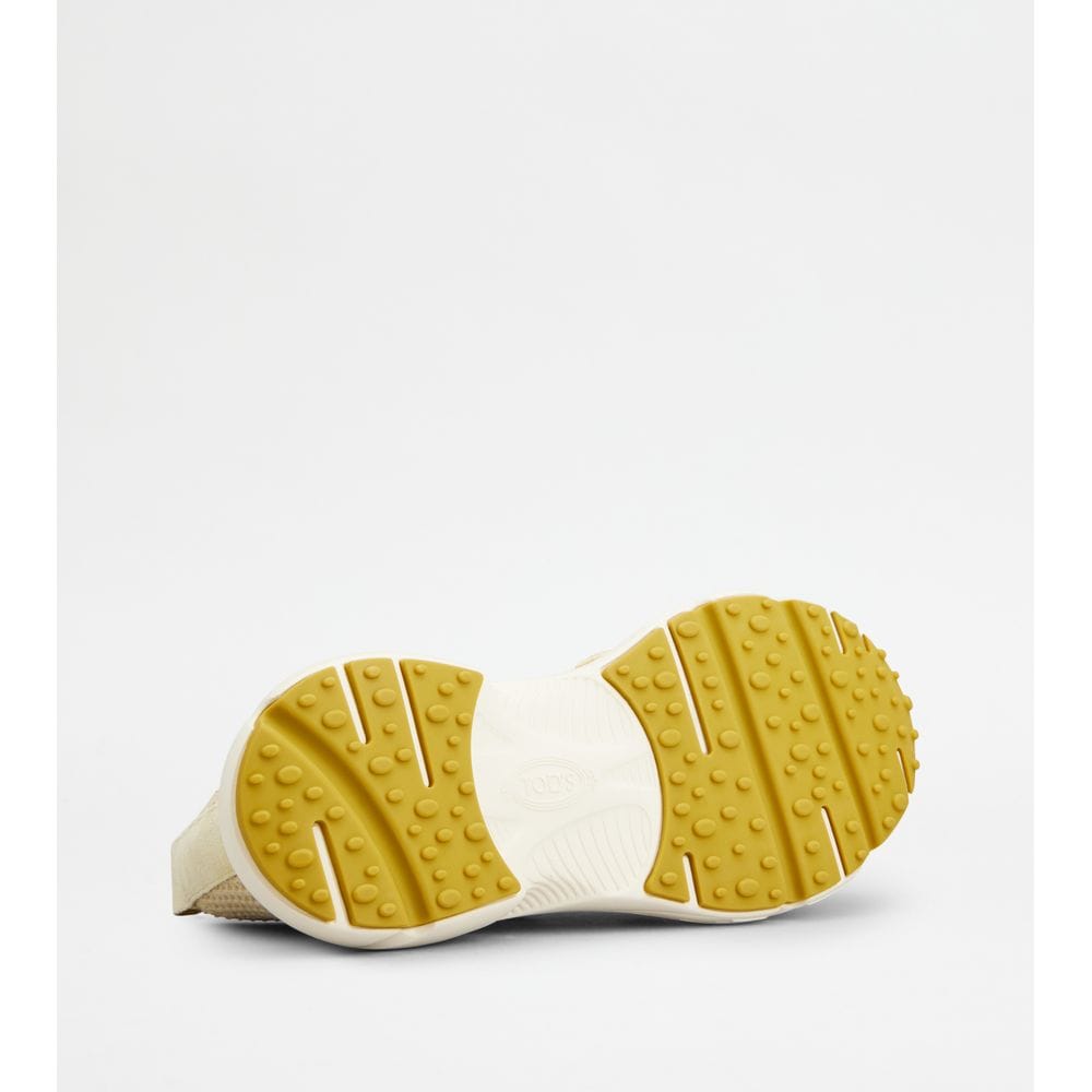 Tod's Tods Kate Slip - On Sneakers In Fabric Yellow Womens