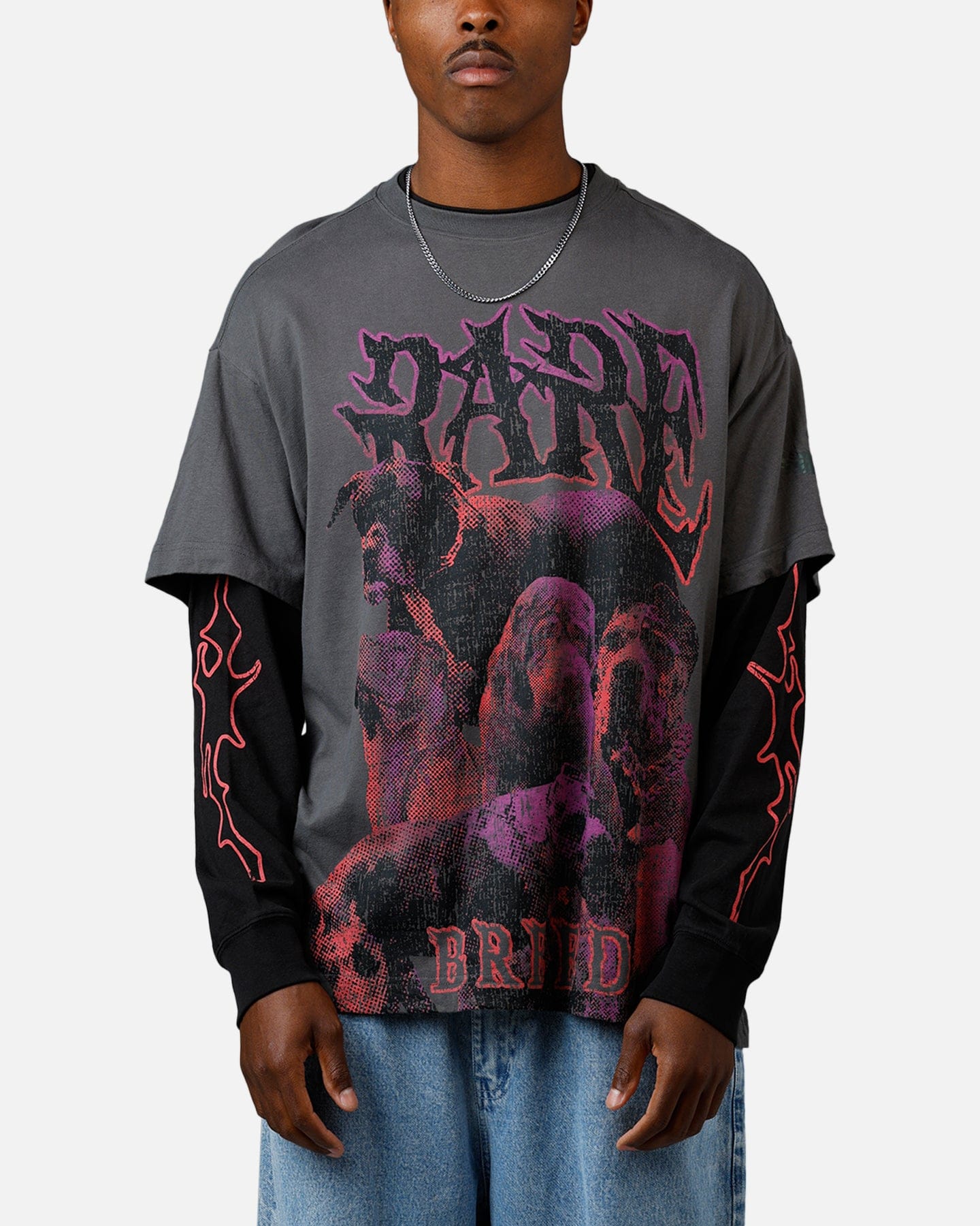 Puma x Lamelo Ball Lamelo World Tour Long Sleeve T - Shirt Dusk