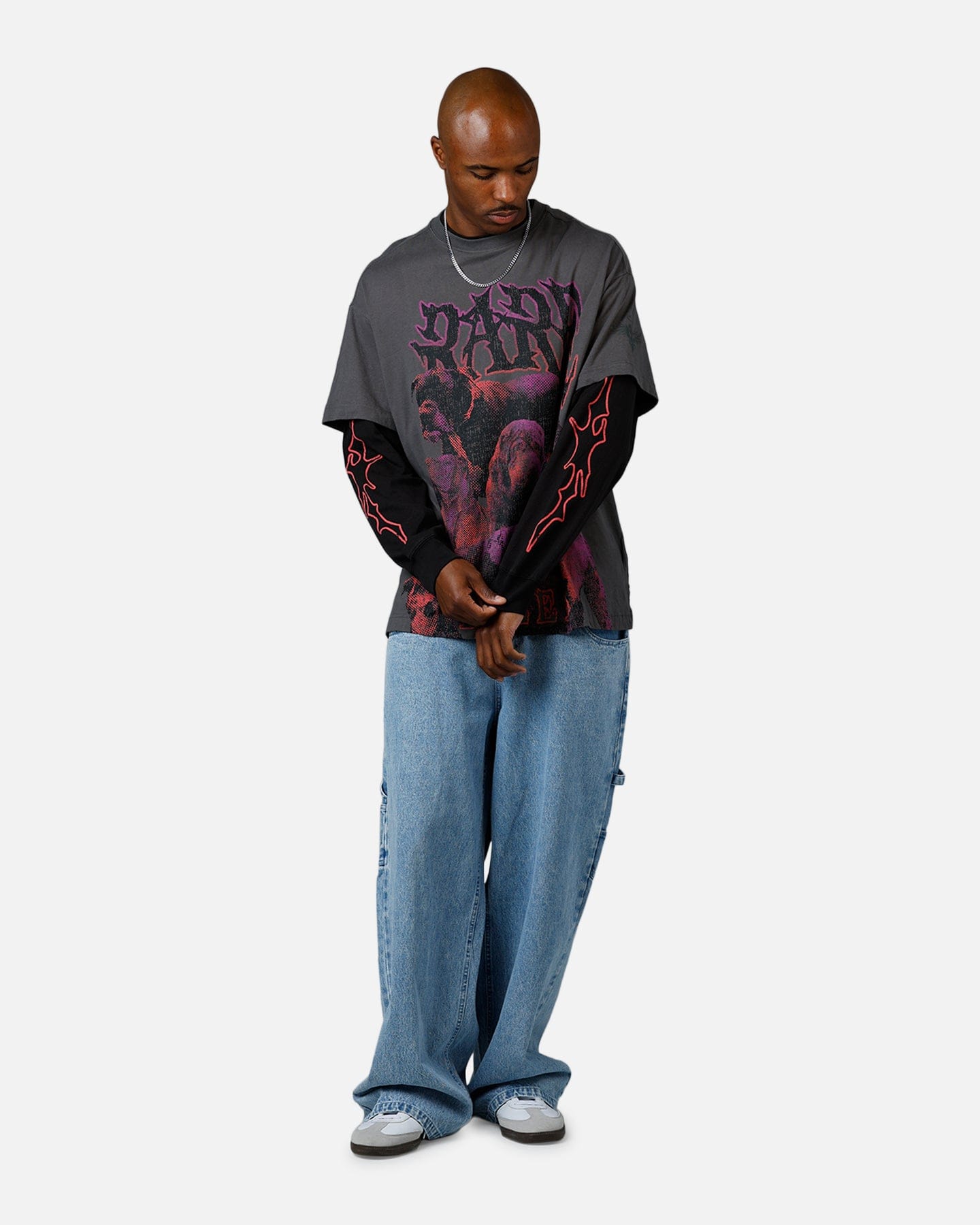 Puma x Lamelo Ball Lamelo World Tour Long Sleeve T - Shirt Dusk