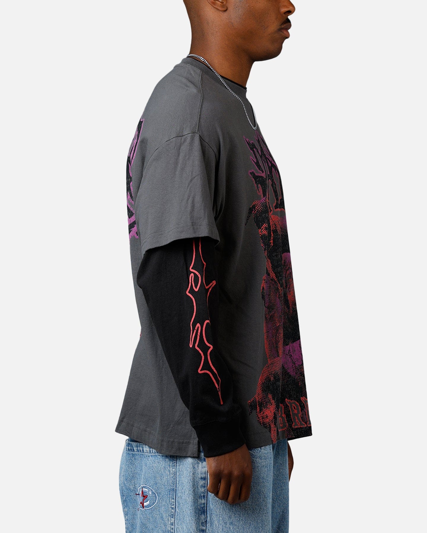 Puma x Lamelo Ball Lamelo World Tour Long Sleeve T - Shirt Dusk