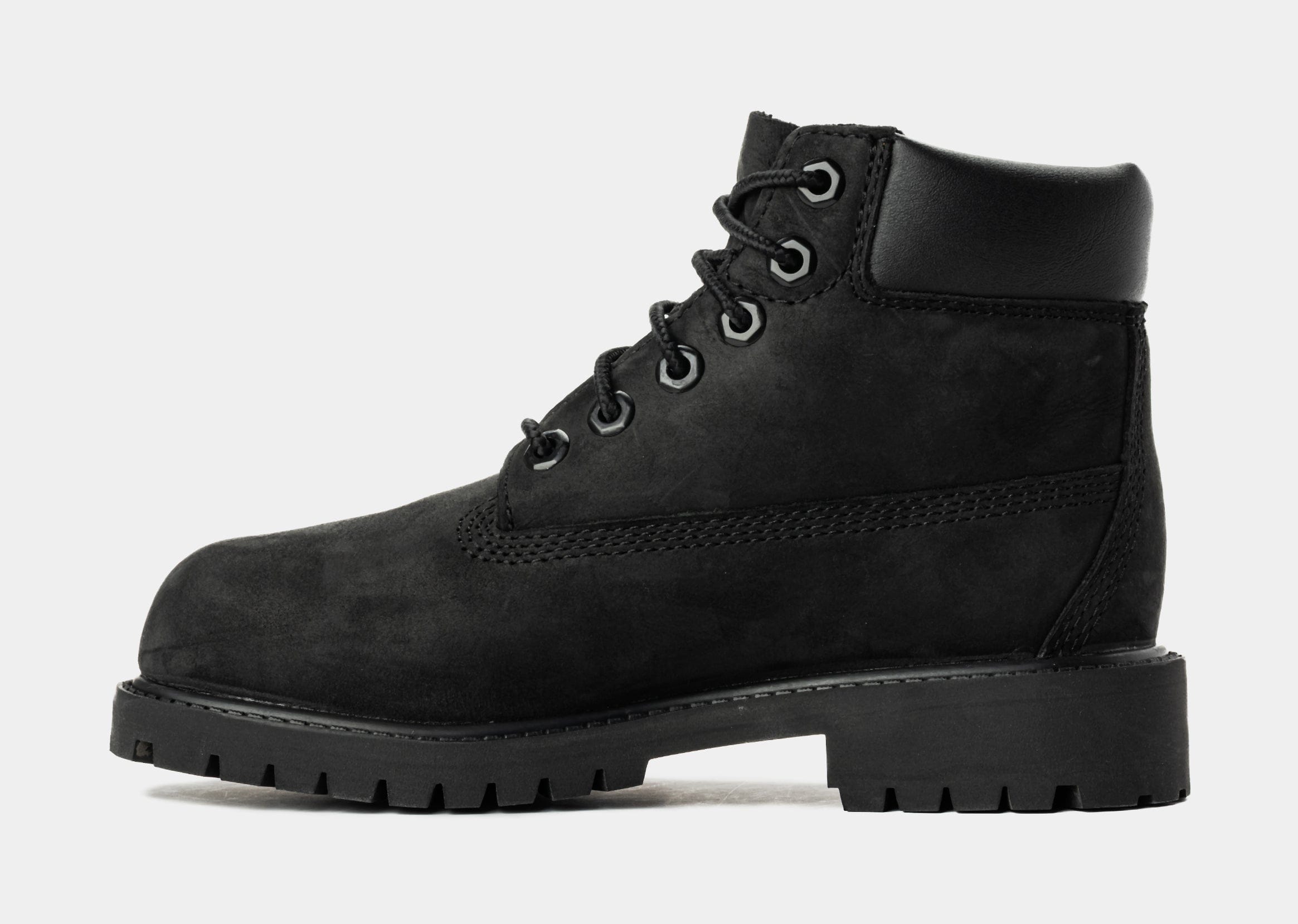 Timberland Premium 6 Inch Preschool Boots (Black)