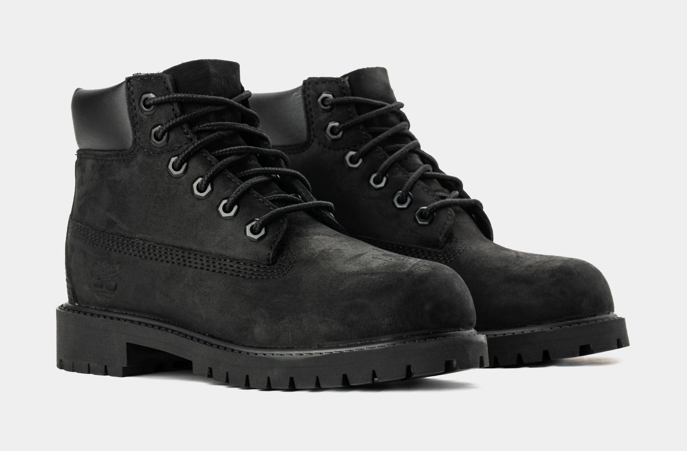 Timberland Premium 6 Inch Preschool Boots (Black)