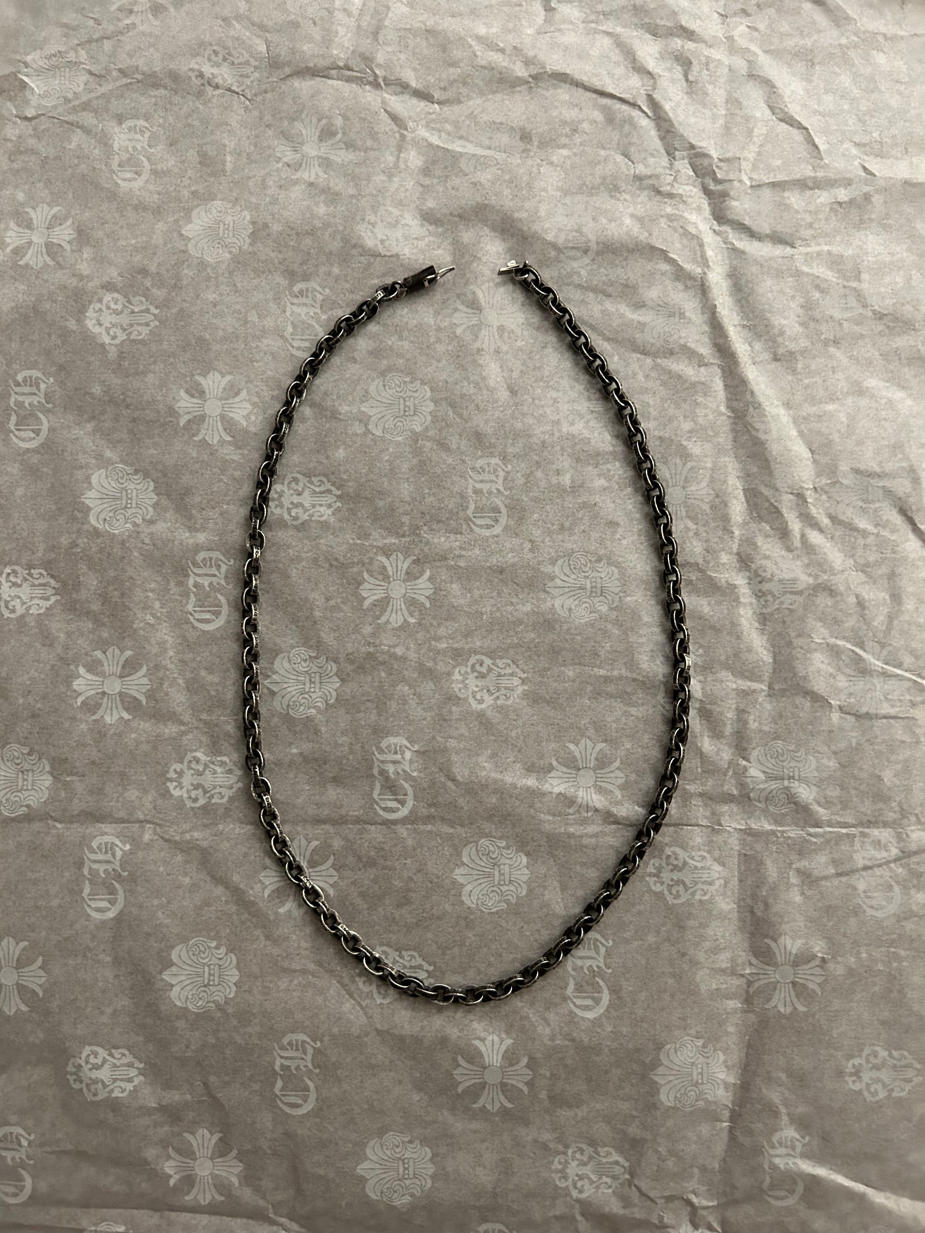 Chrome Hearts Paper Chain Necklace Chrome Hearts Logo