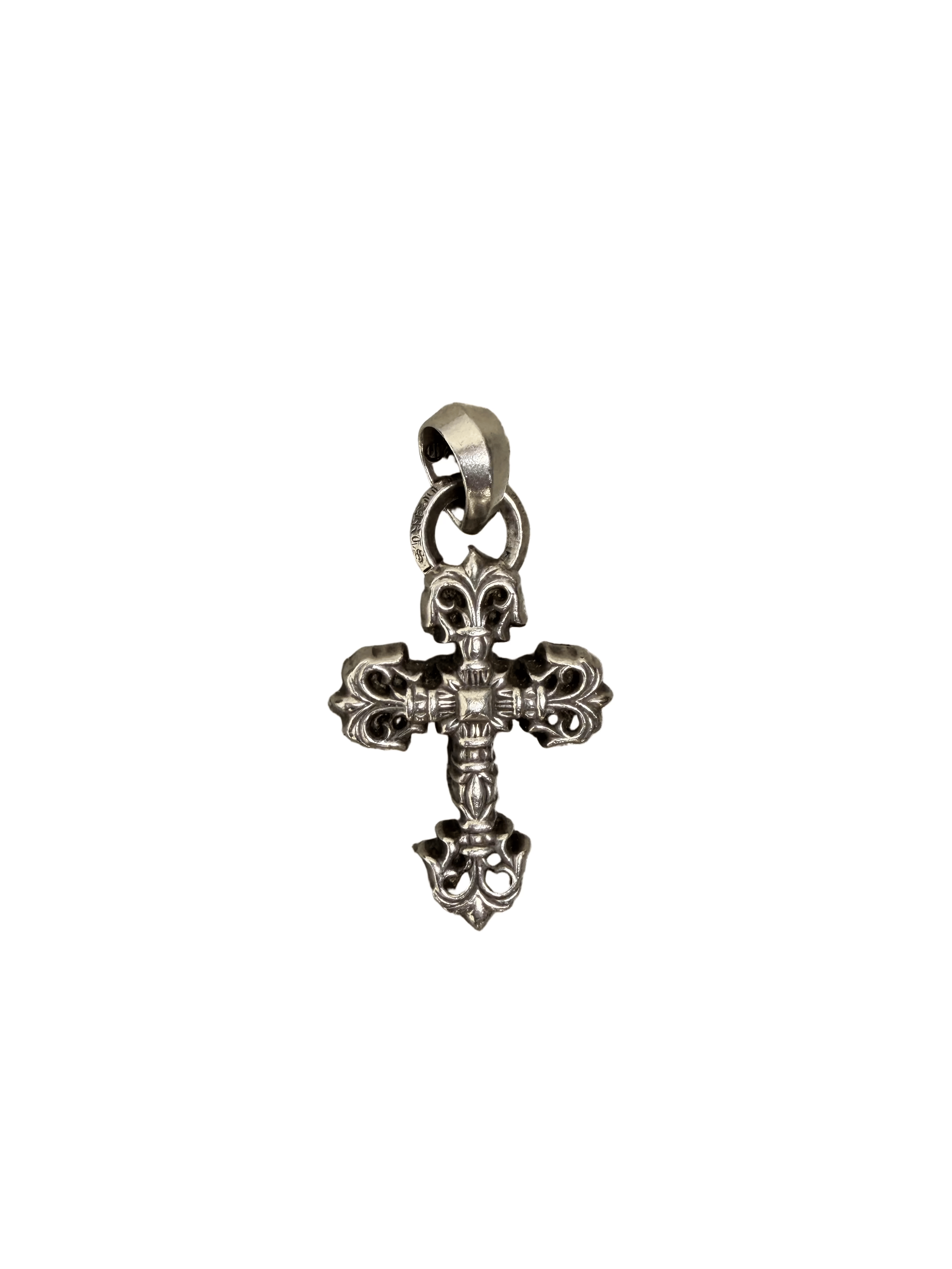 Chrome Hearts Filigree Cross Pendant Silver