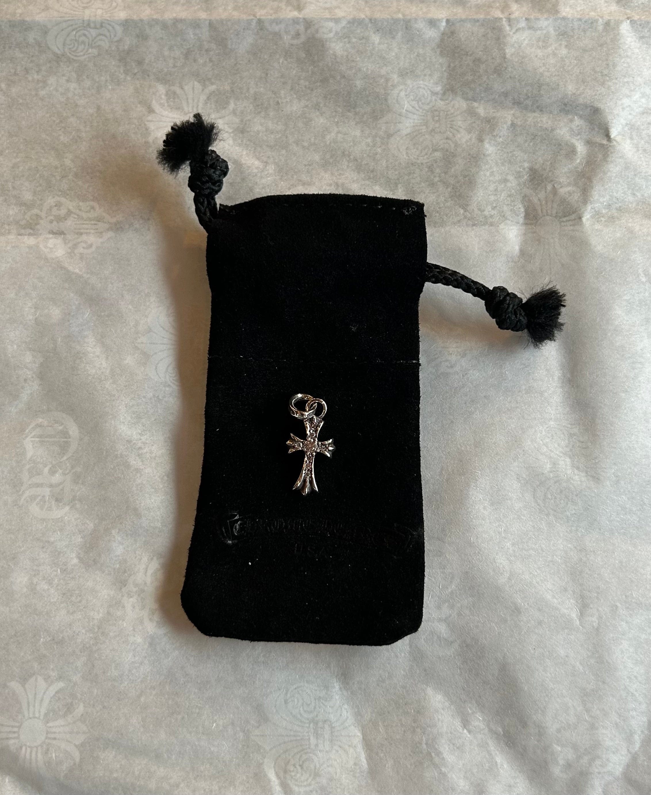 Chrome Hearts Pendant Chrome Hearts Baby Fat Silver Diamond