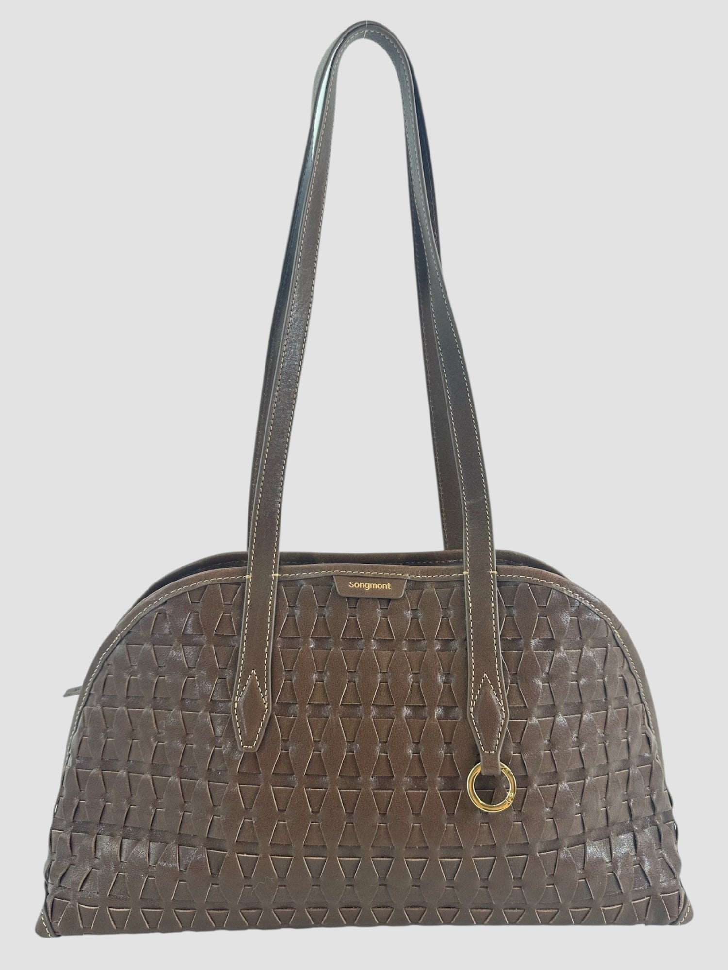 Songmont Brown Leather Tote
