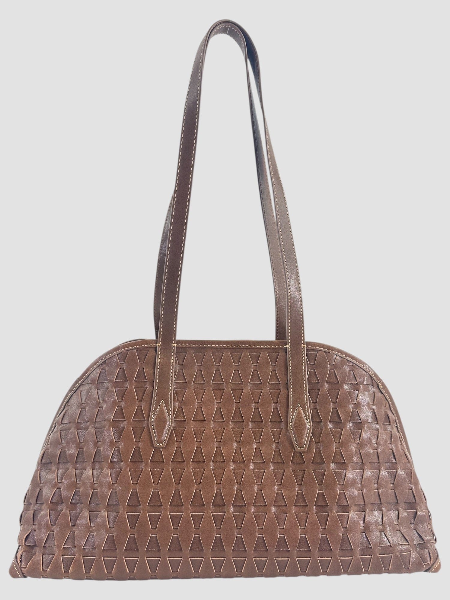 Songmont Brown Leather Tote