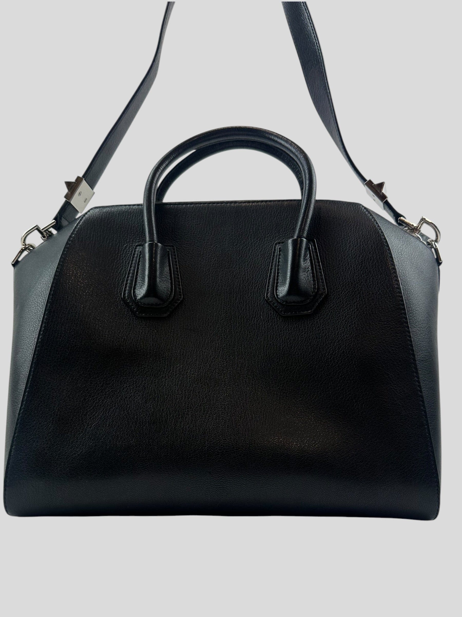Givenchy Black Leather Medium Antigona
