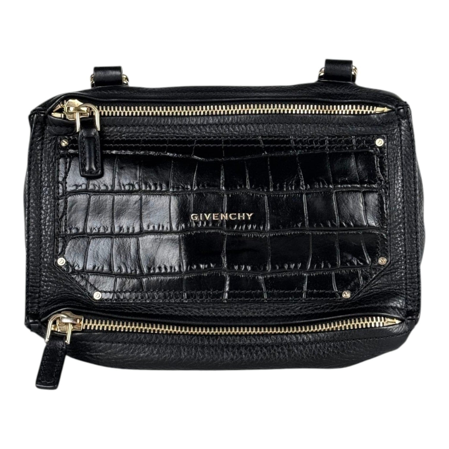 Givenchy Black Pandora Embossed Bag
