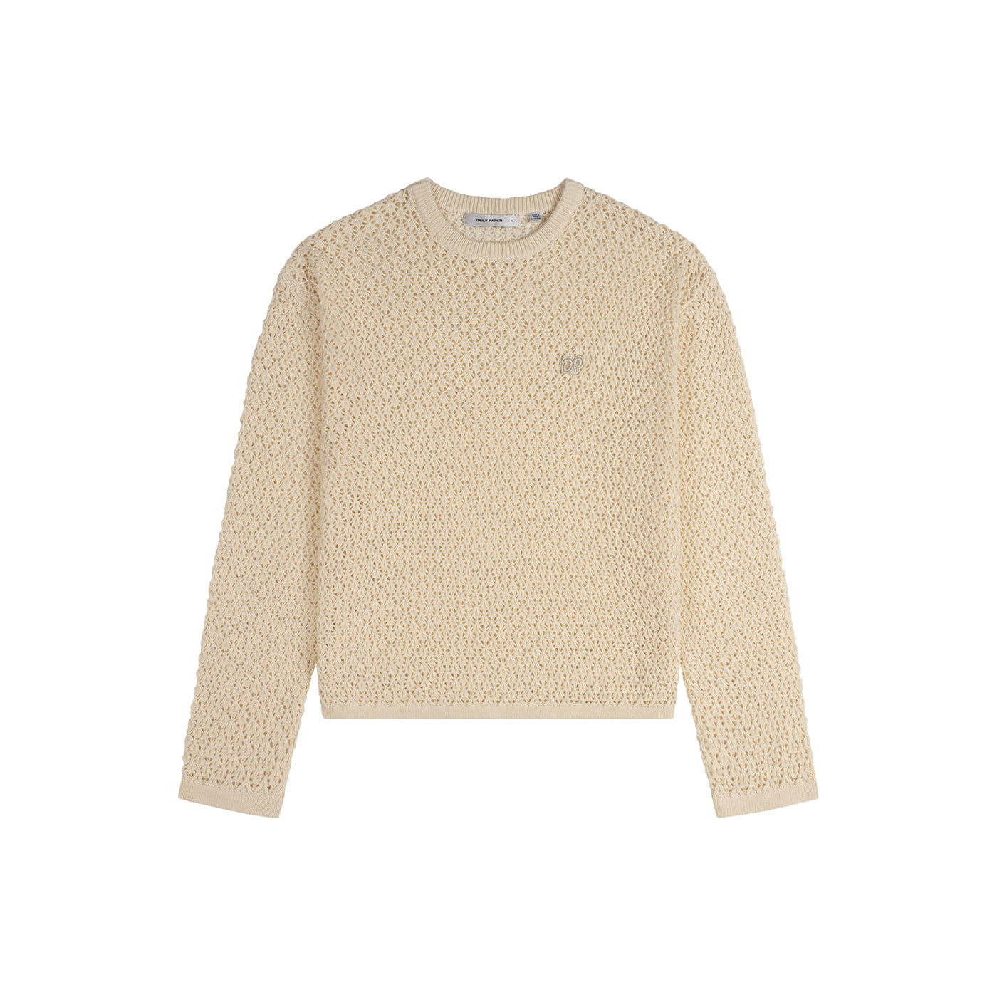 Off White Closed Shield Knit Sweater
