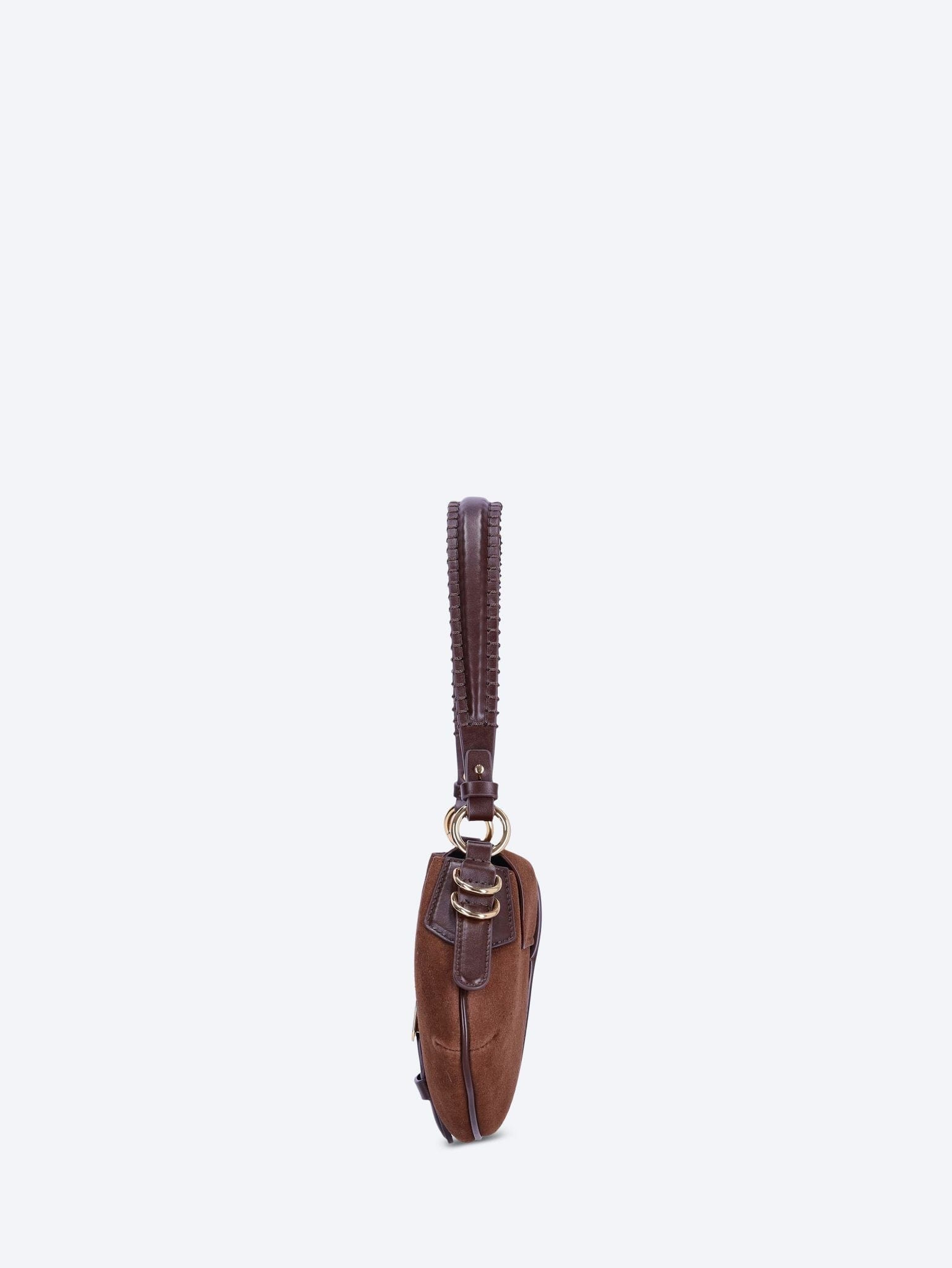GANNI B - kat recycled suede pelinova handbag