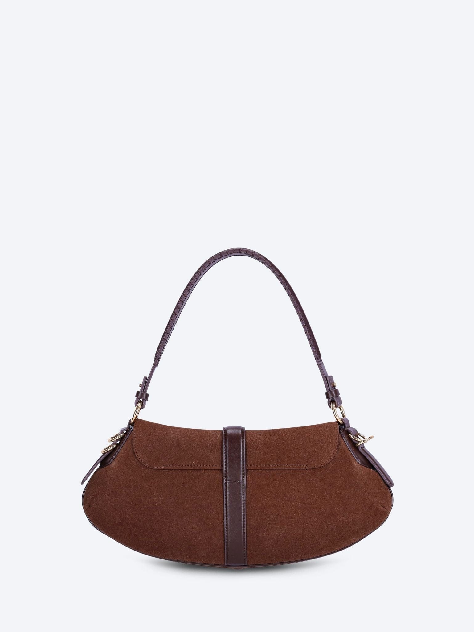 GANNI B - kat recycled suede pelinova handbag