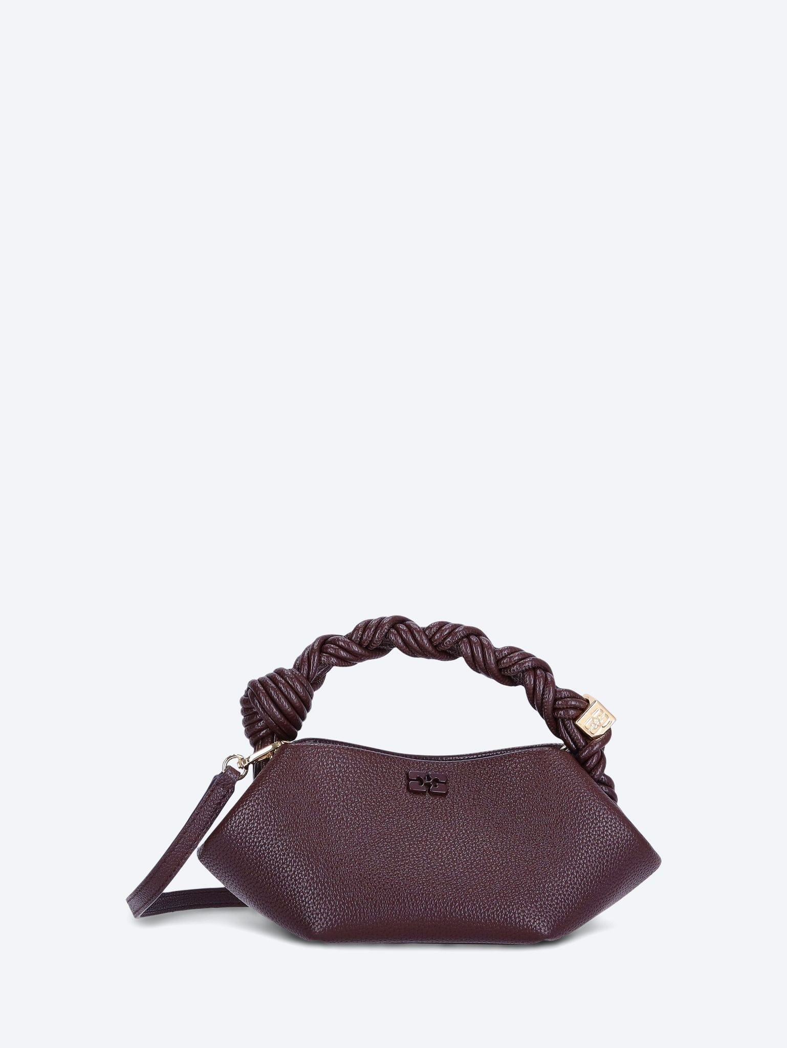 Ganni bou bag mini grained handbag
