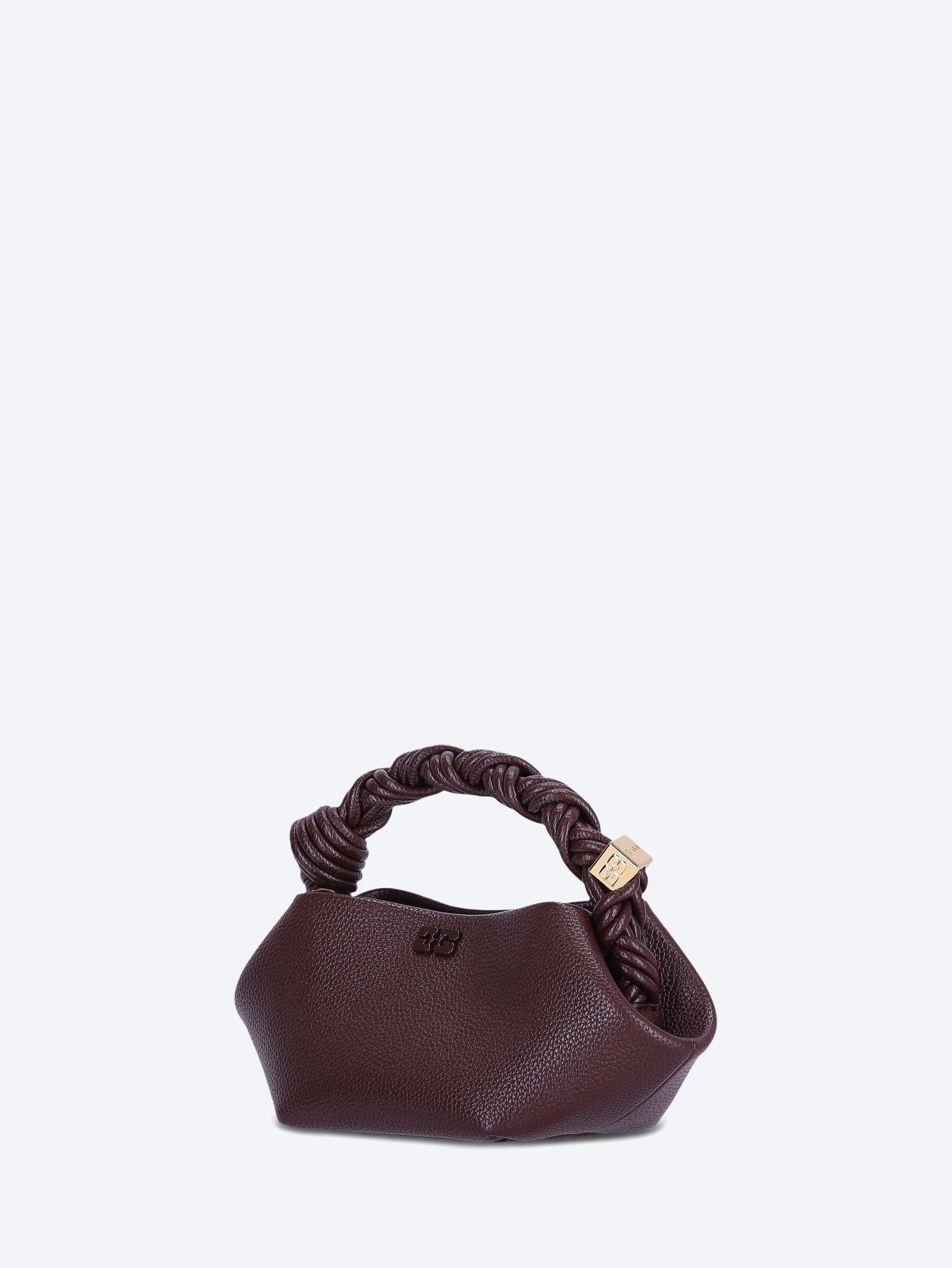 Ganni bou bag mini grained handbag