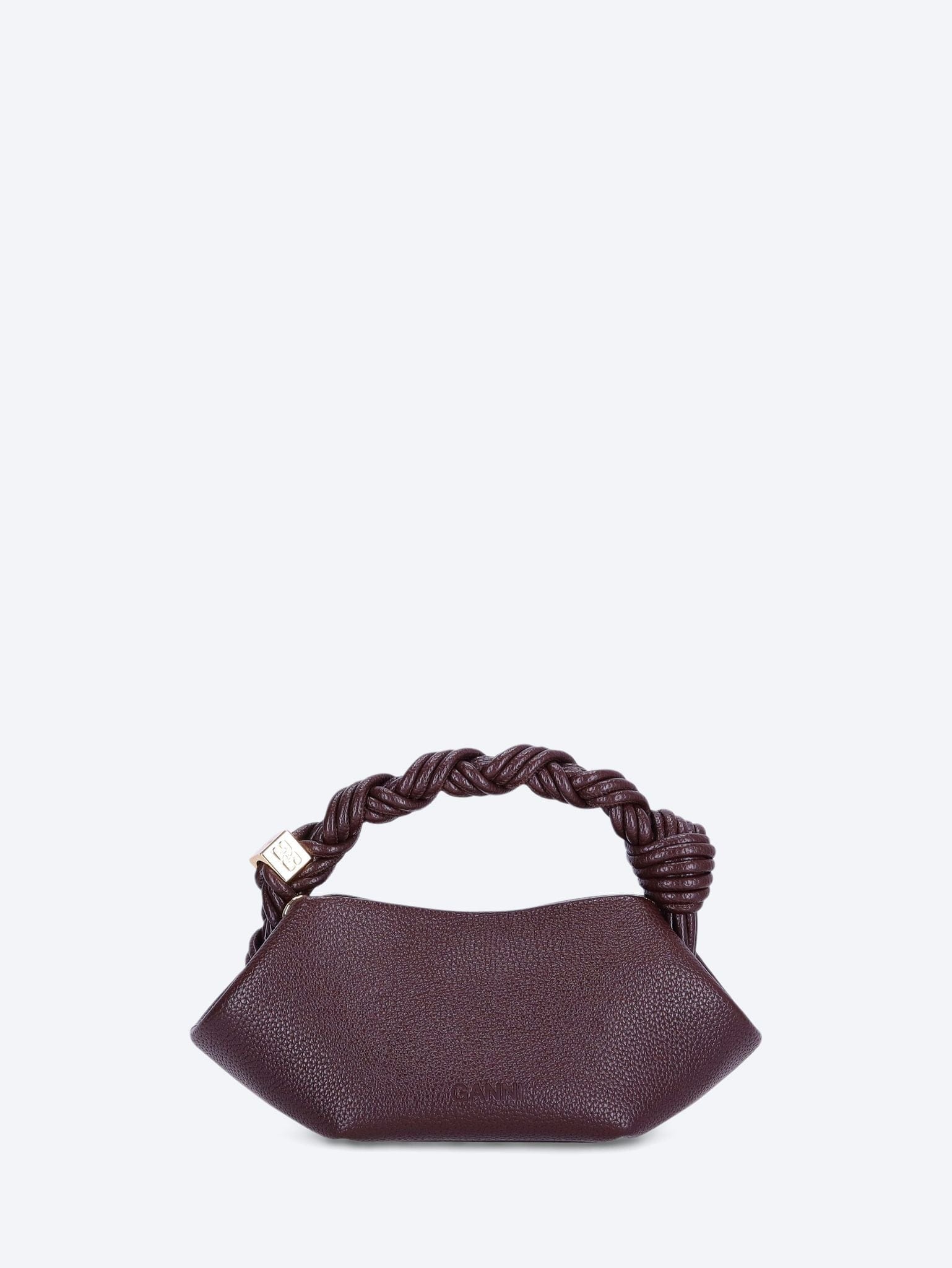 Ganni bou bag mini grained handbag