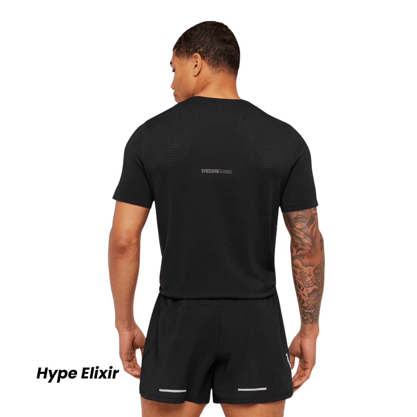 Gymshark Seamless Running T - Shirt slim fit GS Black