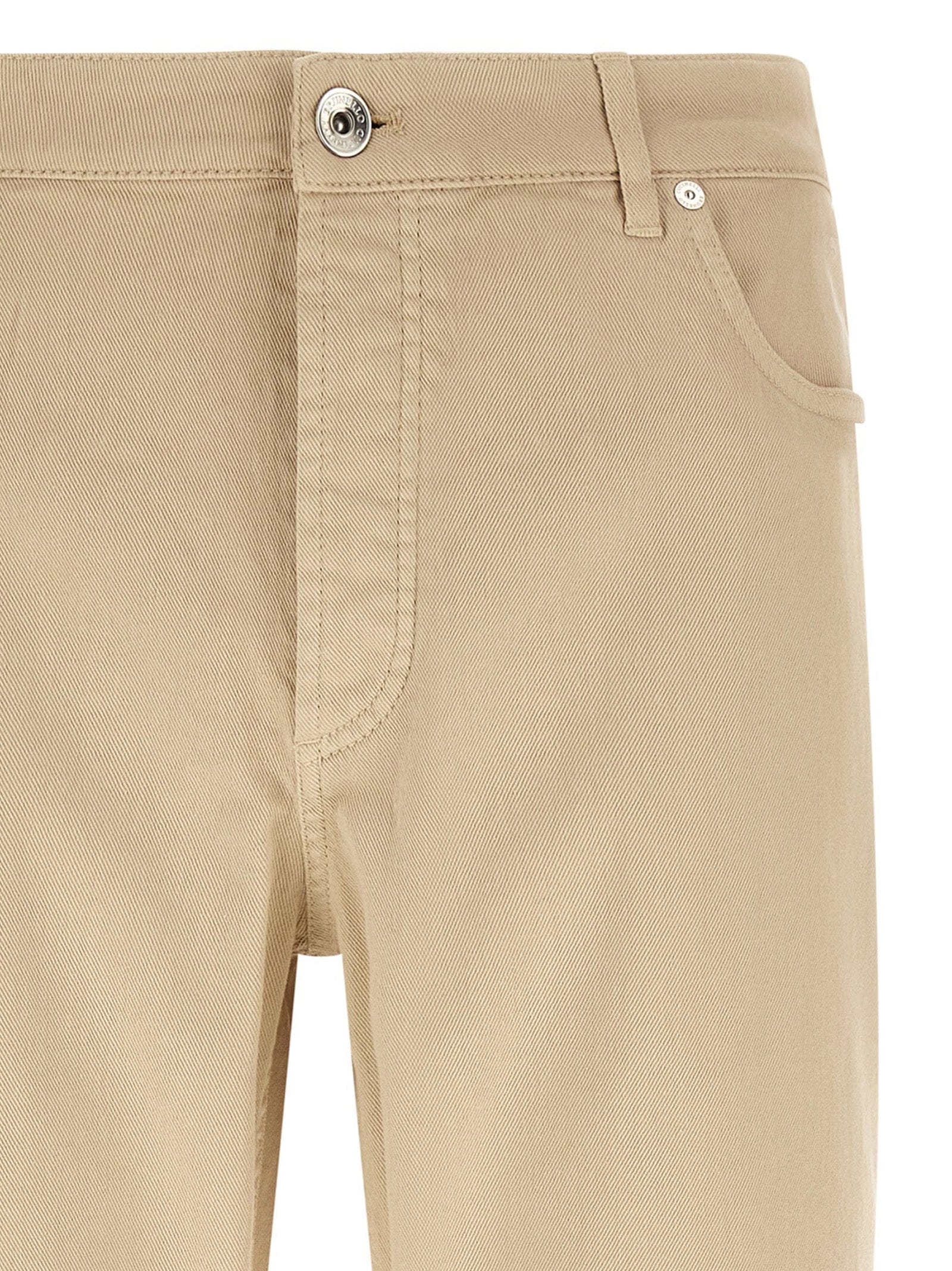 Brunello Cucinelli Cotton Tape Men's Jeans